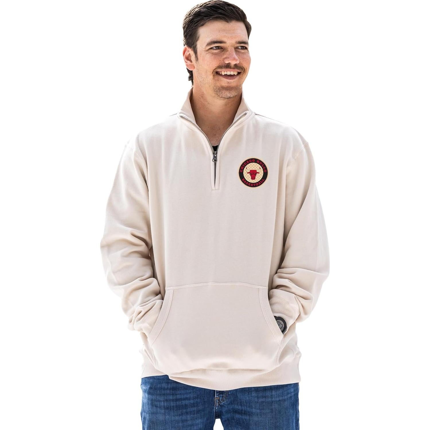 Sudadera Blue 84 Boston Celtics Fleece Arenado Cappucino