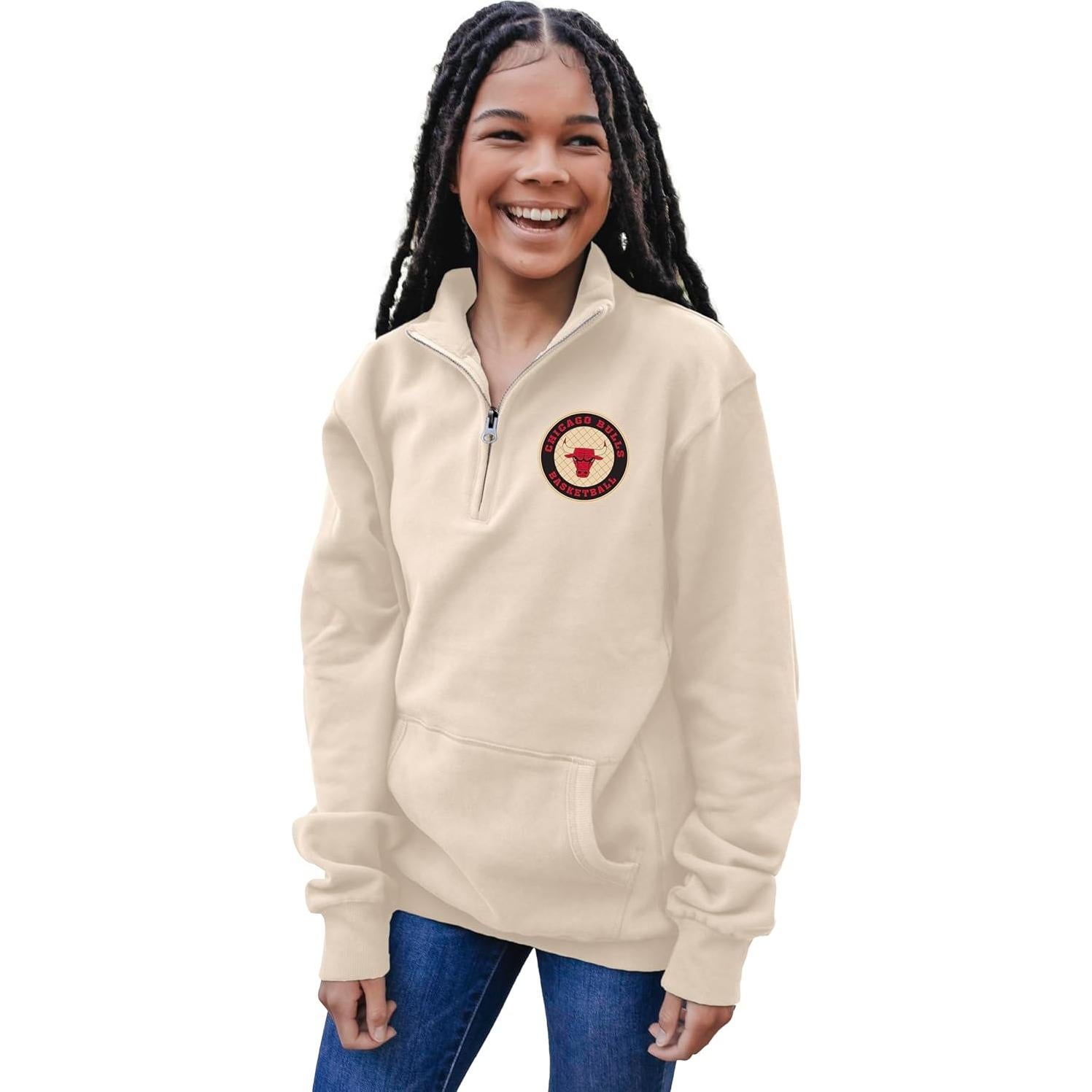 Sudadera Blue 84 Boston Celtics Fleece Arenado Cappucino