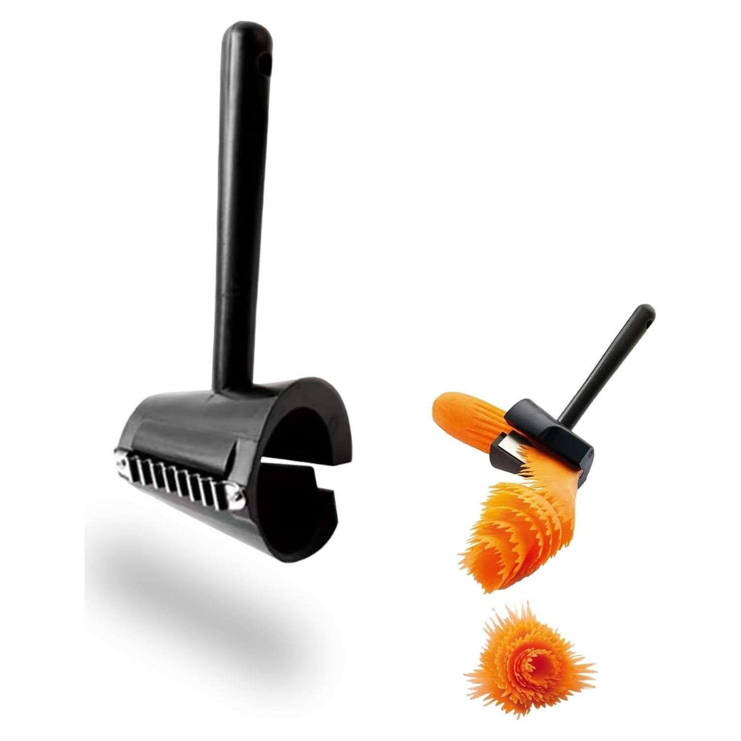 Cortador y Pelador de Zanahorias YAFIYGI 2-en-1 Acero Inoxidable