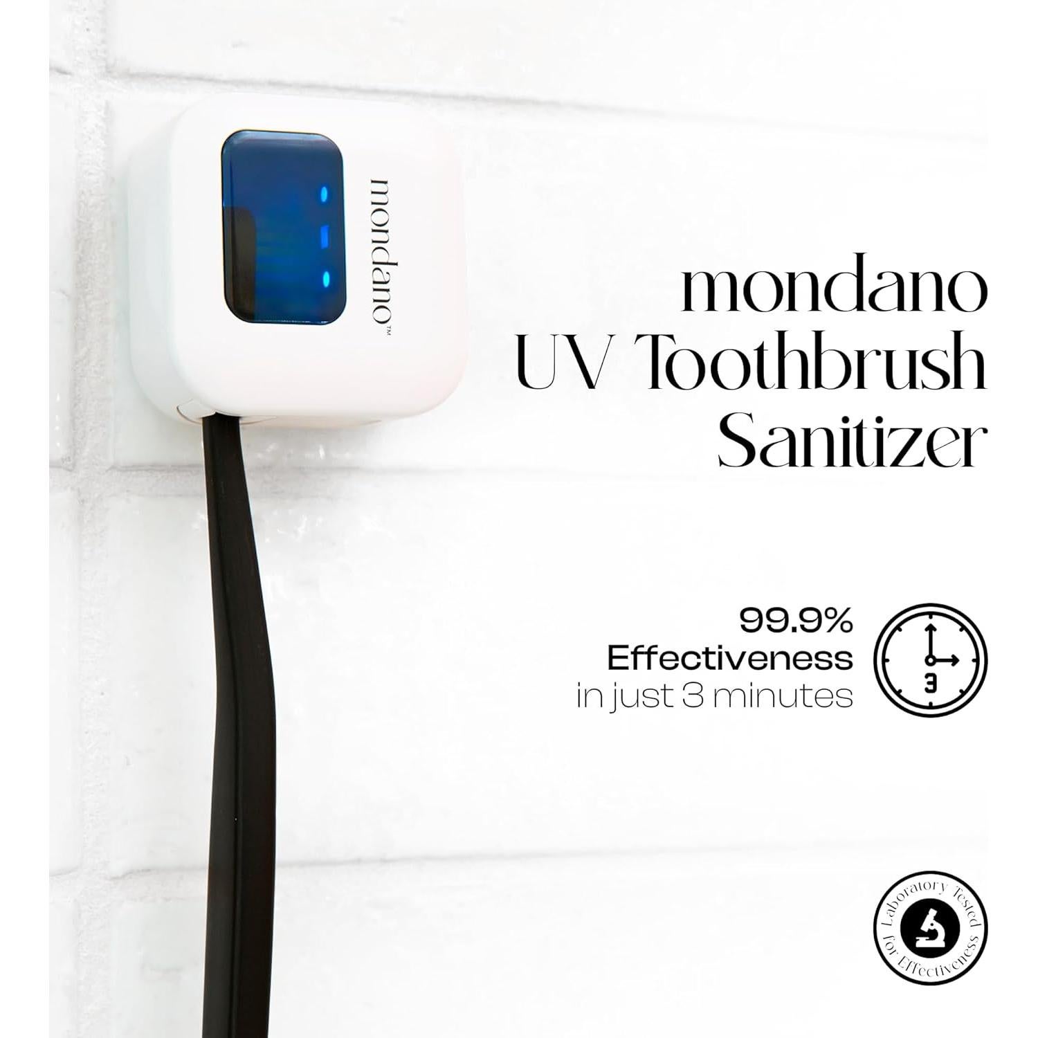 Sanitizador de Cepillos de Dientes UV-C Mondano - Blanco