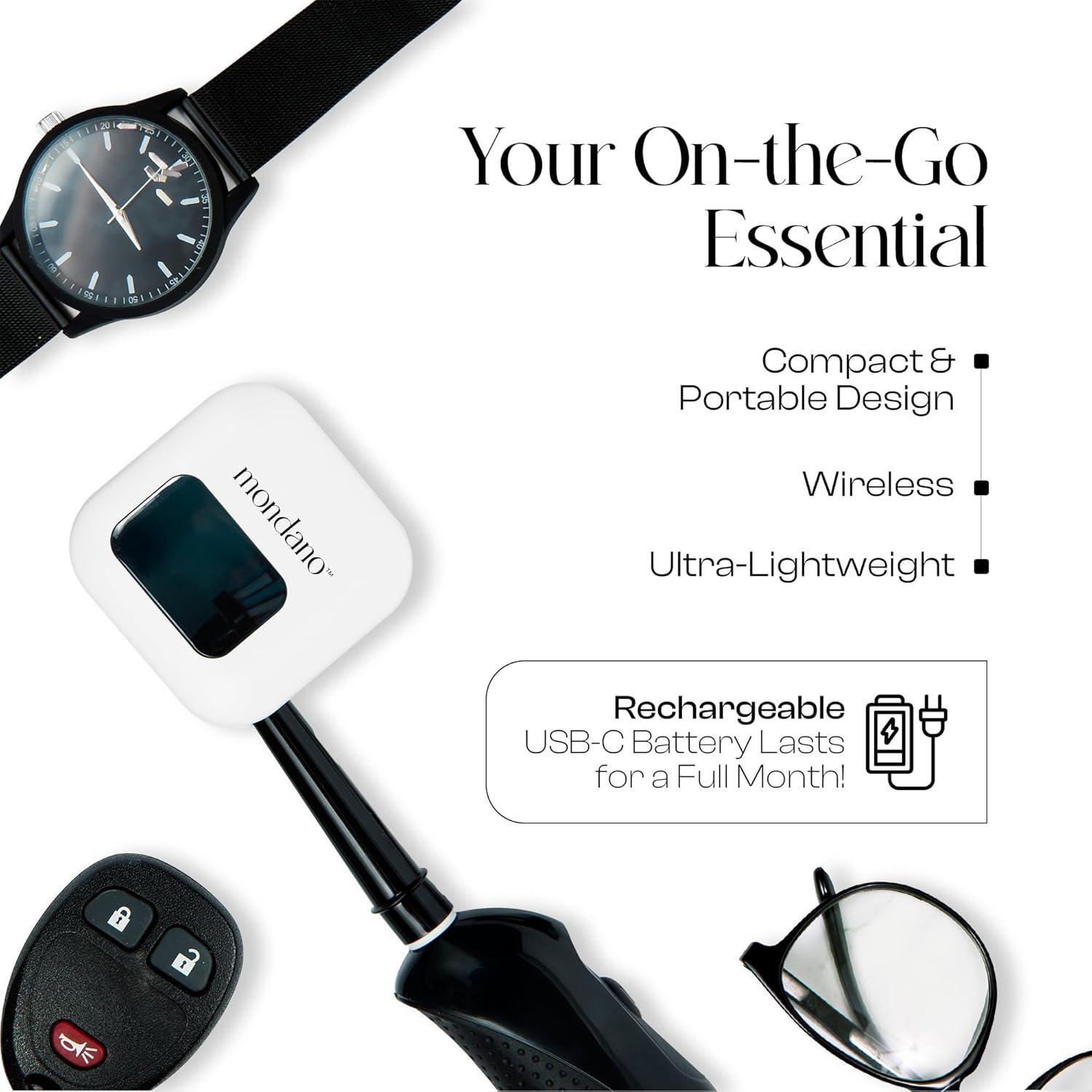 Sanitizador de Cepillos de Dientes UV-C Mondano - Blanco