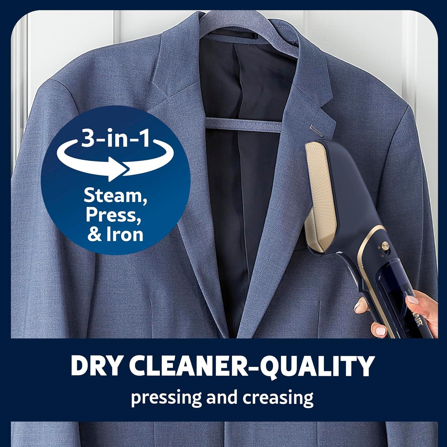 Plancha Vaporizador 3 en 1 Conair GSP201AMZ Azul Medianoche