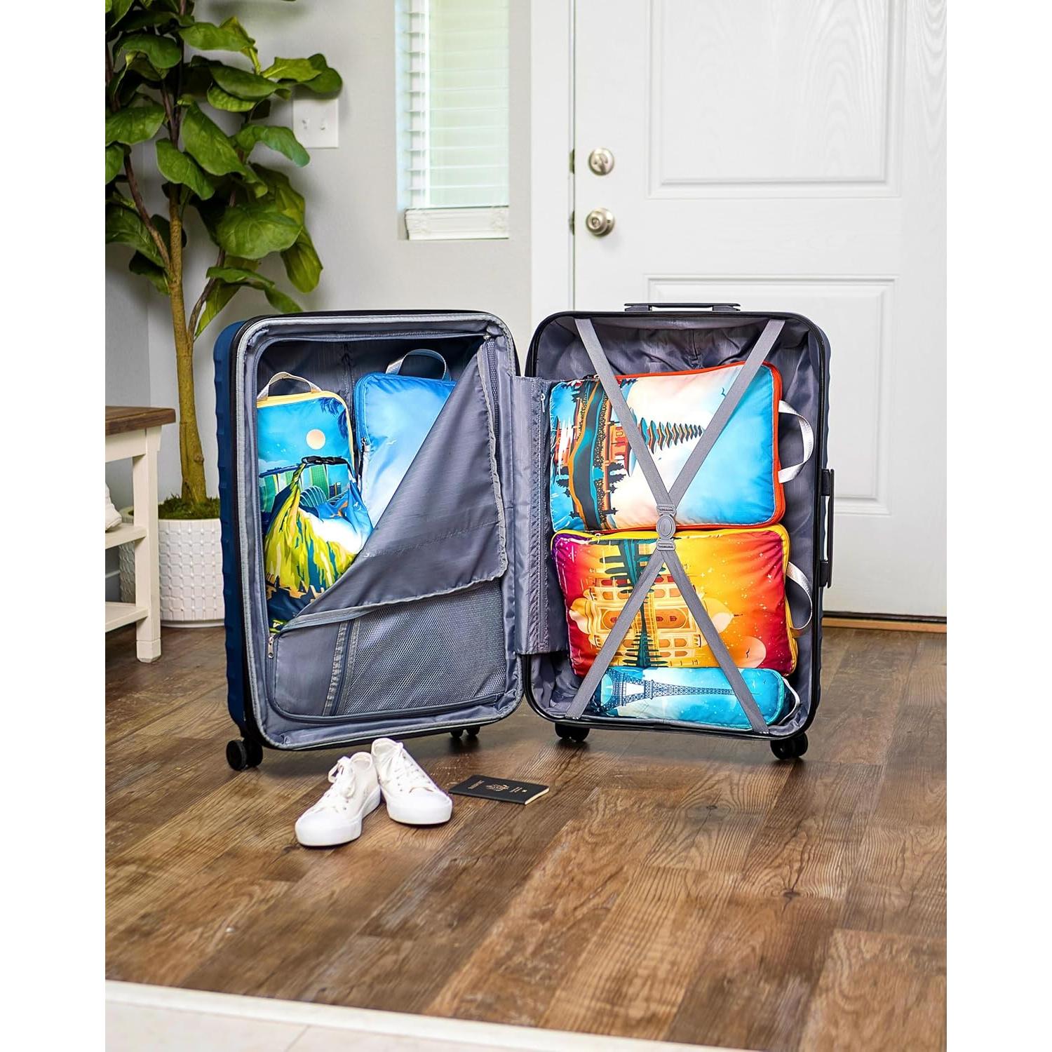 Cubos de Compresión TRIPPED Travel Gear - 7 Organizadores de Equipaje