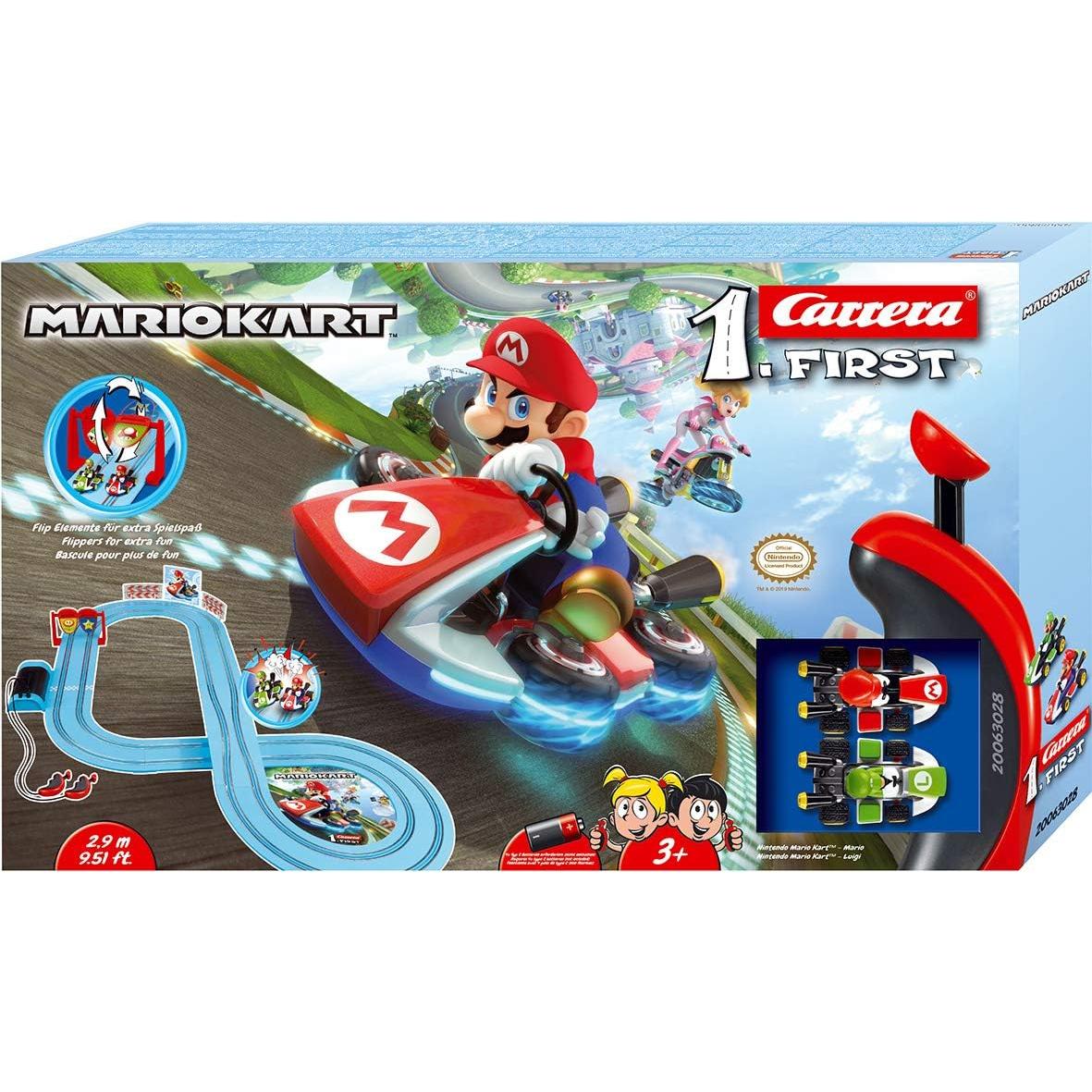 Pista de Carreras Carrera First Mario Kart 2 Coches 2,4m