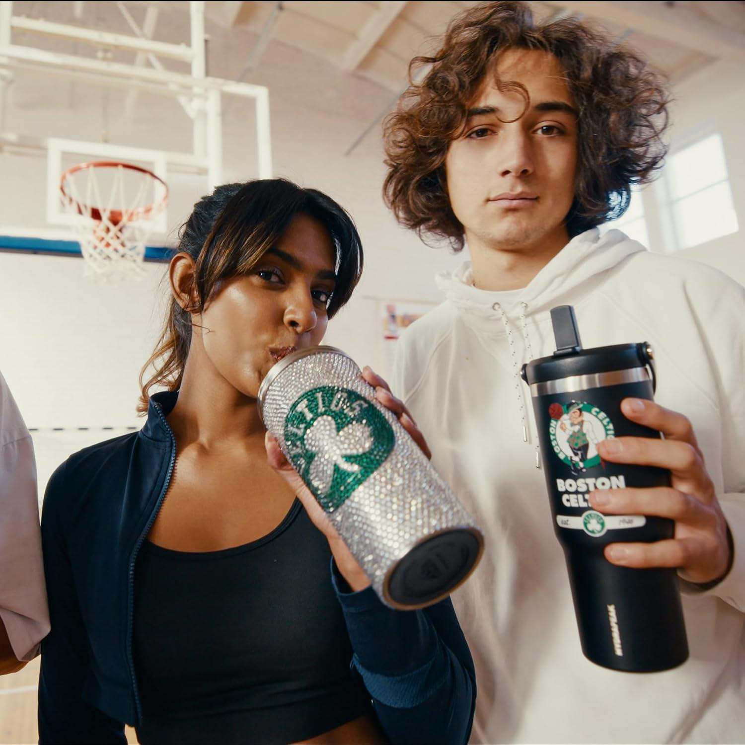 Taza Aislada Hydrapeak 1L Chicago Bulls con Rhinestones