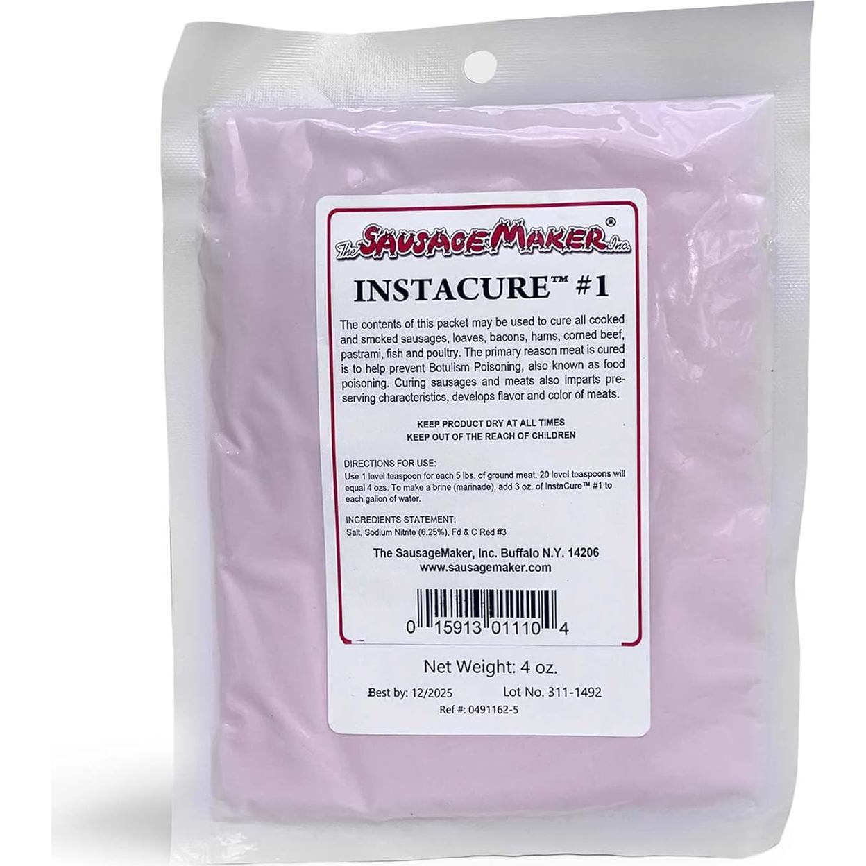 Insta Cure #1 Sal de Curado Rosa 113.4 g The Sausage Maker