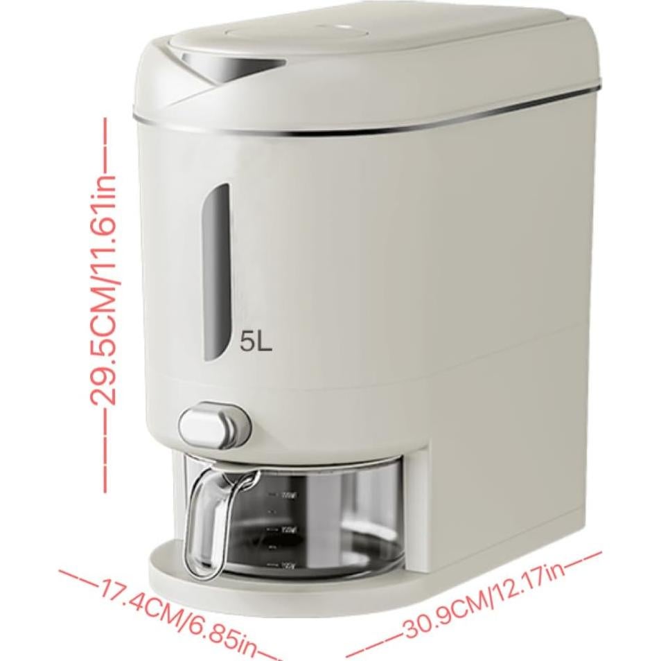 Contenedor de arroz hermético Huitao 7.3kg con taza medidora