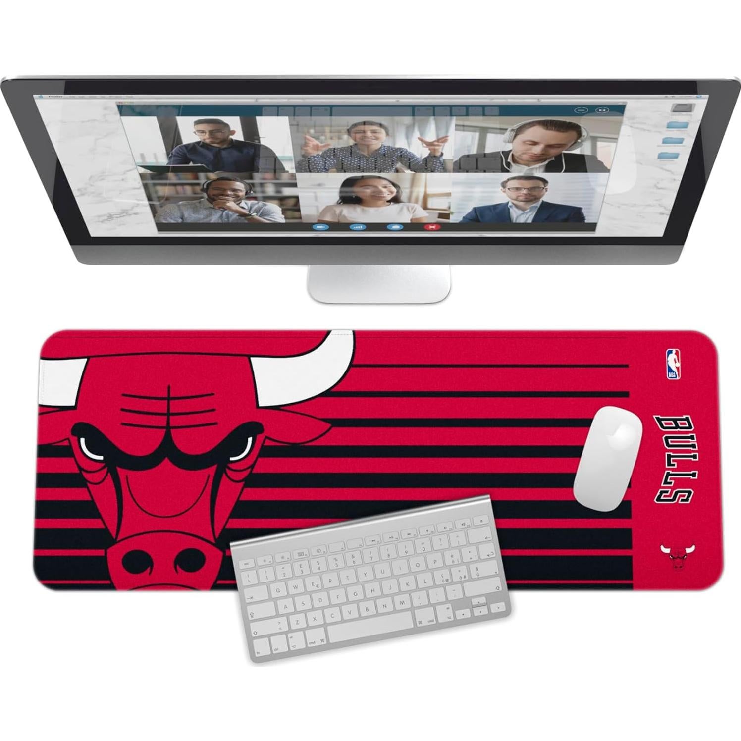 Alfombrilla SOAR NBA Chicago Bulls 80x30 cm Antideslizante