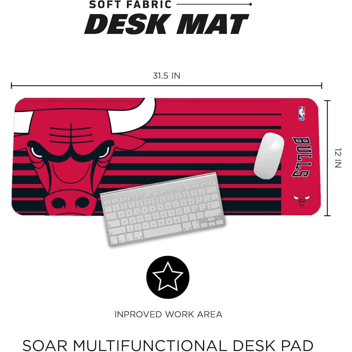 Alfombrilla SOAR NBA Chicago Bulls 80x30 cm Antideslizante