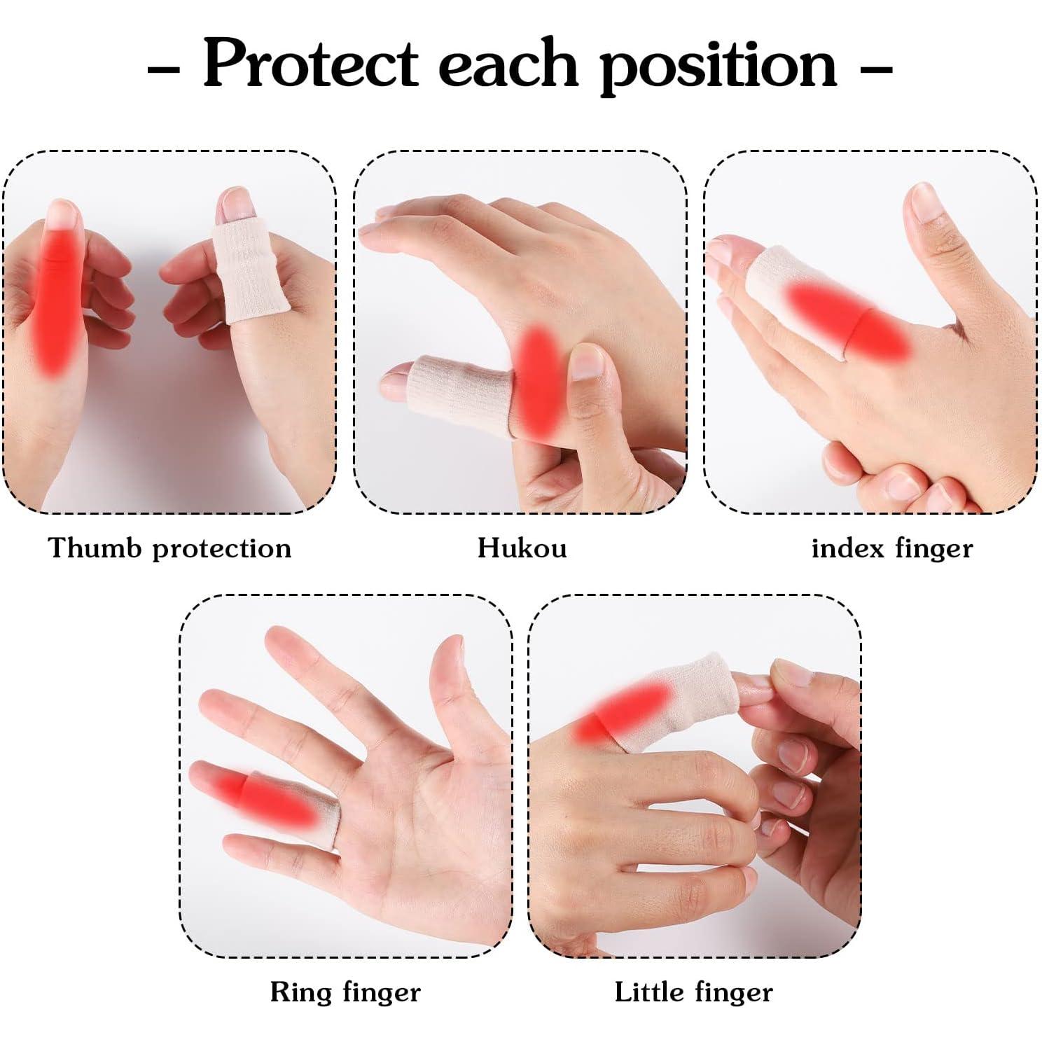 20 Protectores de Dedos Fantye - Férulas Elásticas para Artritis