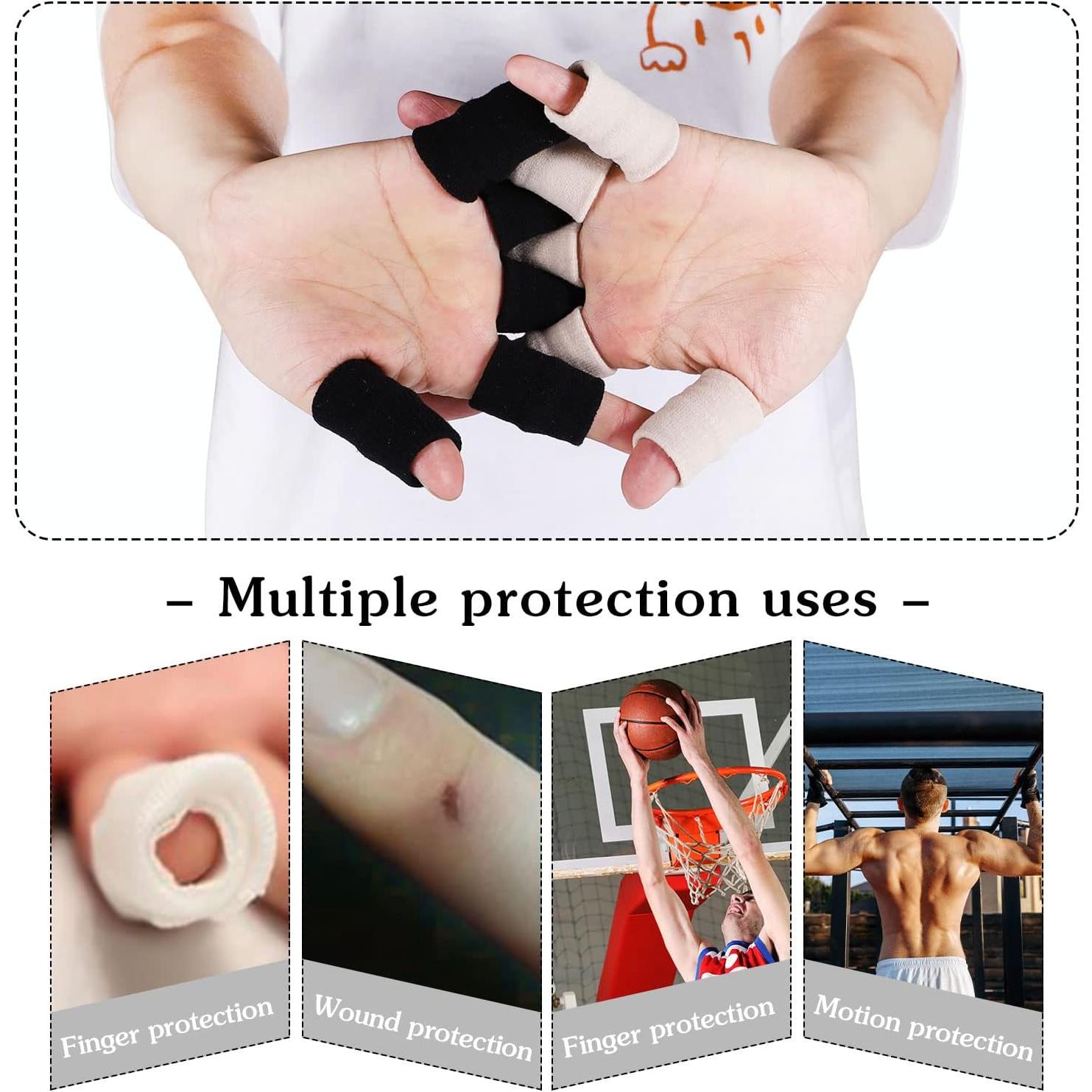 20 Protectores de Dedos Fantye - Férulas Elásticas para Artritis