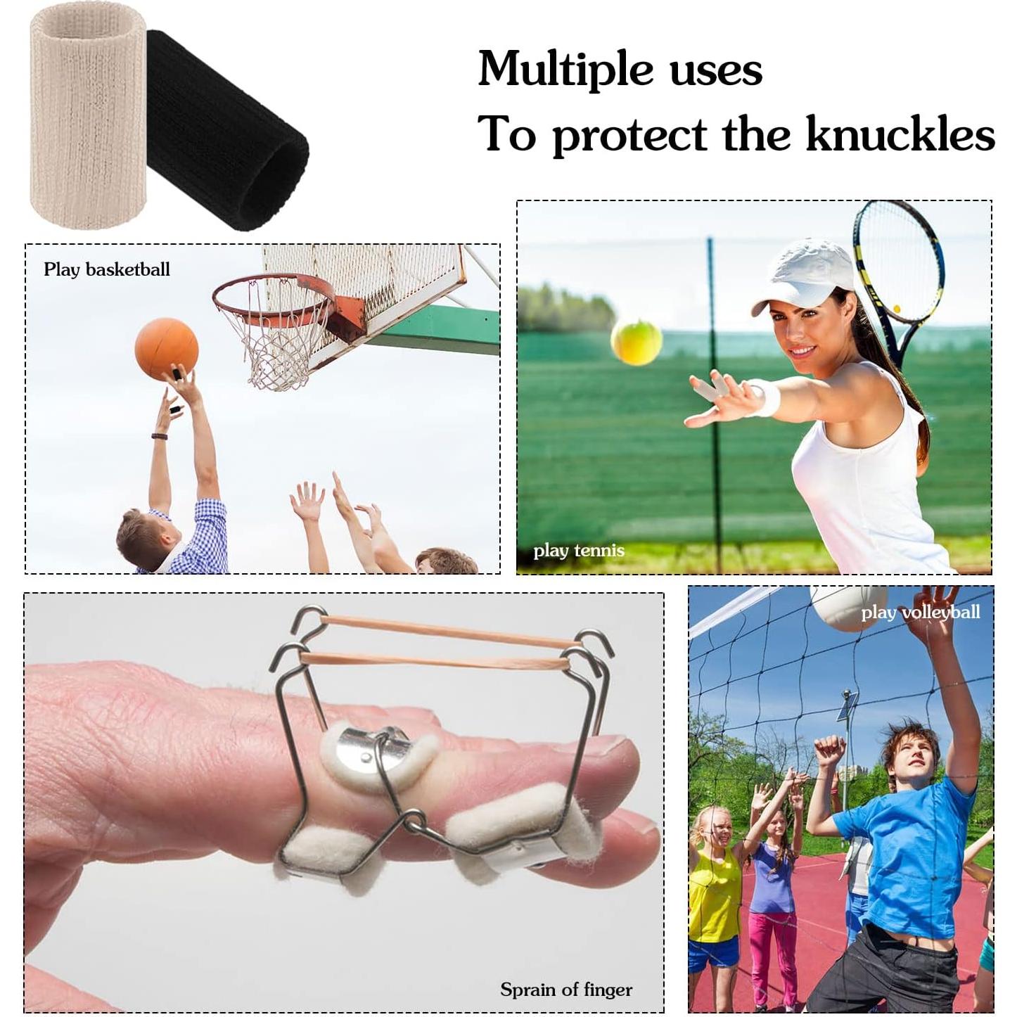 20 Protectores de Dedos Fantye - Férulas Elásticas para Artritis