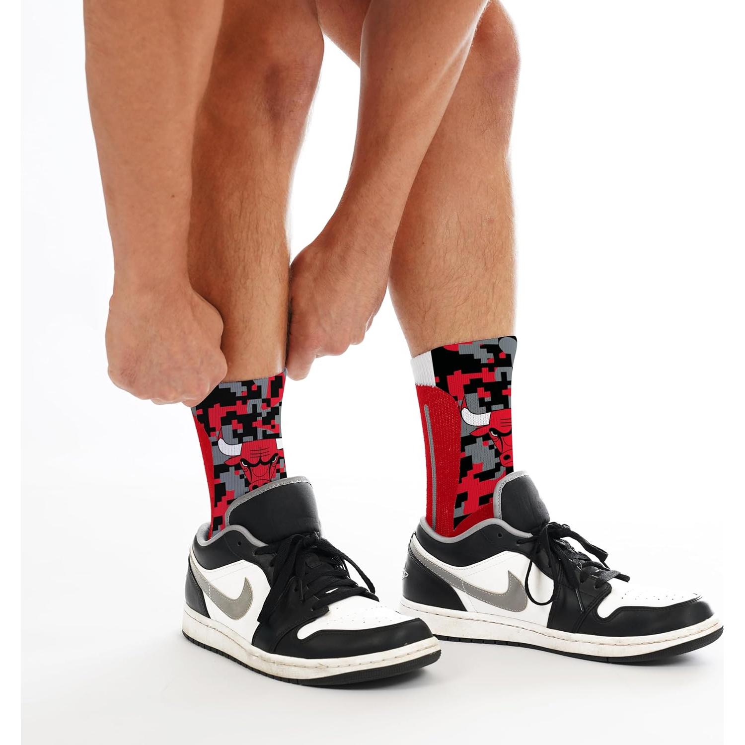 Calcetines Crew Unisex Chicago Bulls For Bare Feet