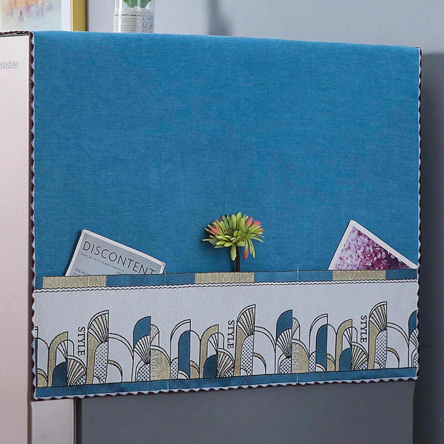 Cubierta de Polvo para Refrigerador YUZHANGHE 140x55cm Azul