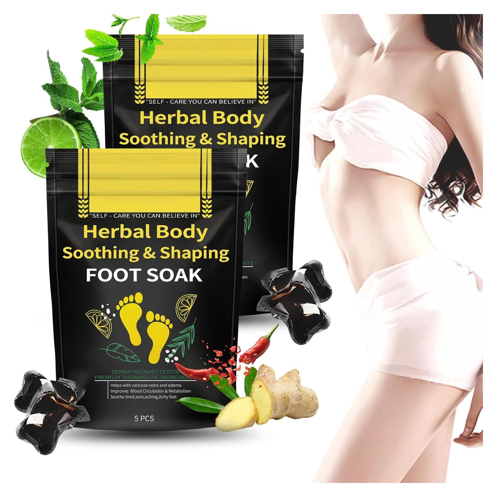 Perlas de Remojo para Pies Detox Herbal BEFIVECOK 10 PCS