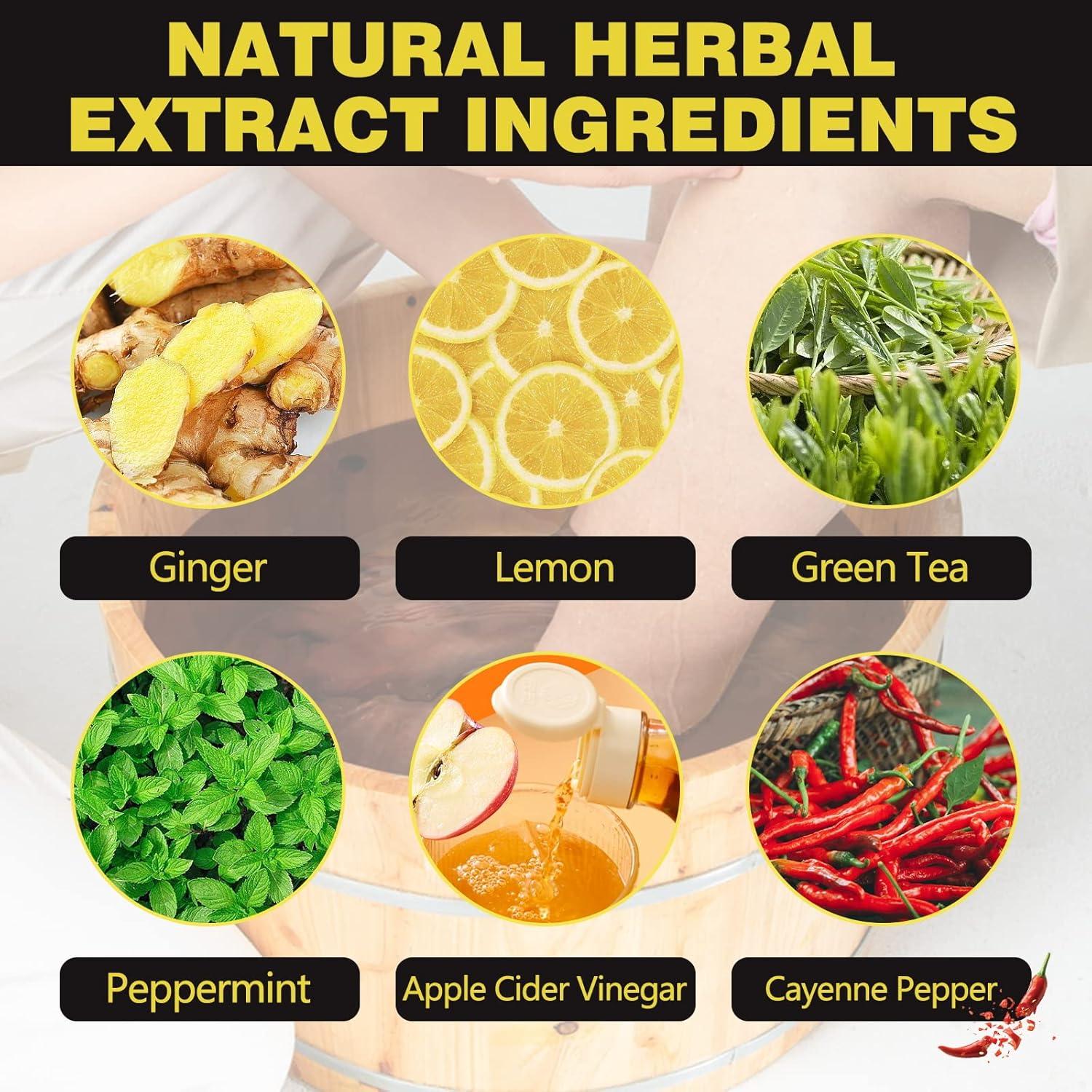 Perlas de Remojo para Pies Detox Herbal BEFIVECOK 10 PCS