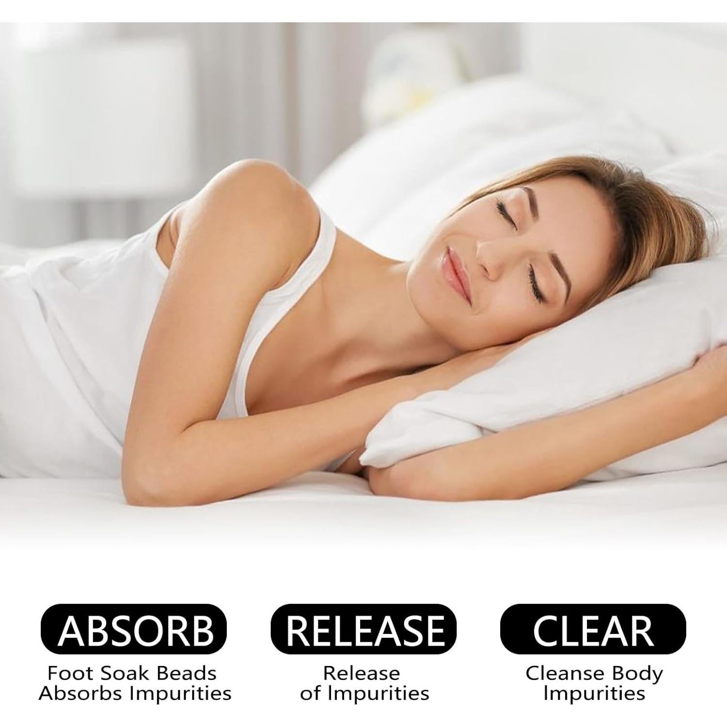 Perlas de Remojo para Pies Detox Herbal BEFIVECOK 10 PCS