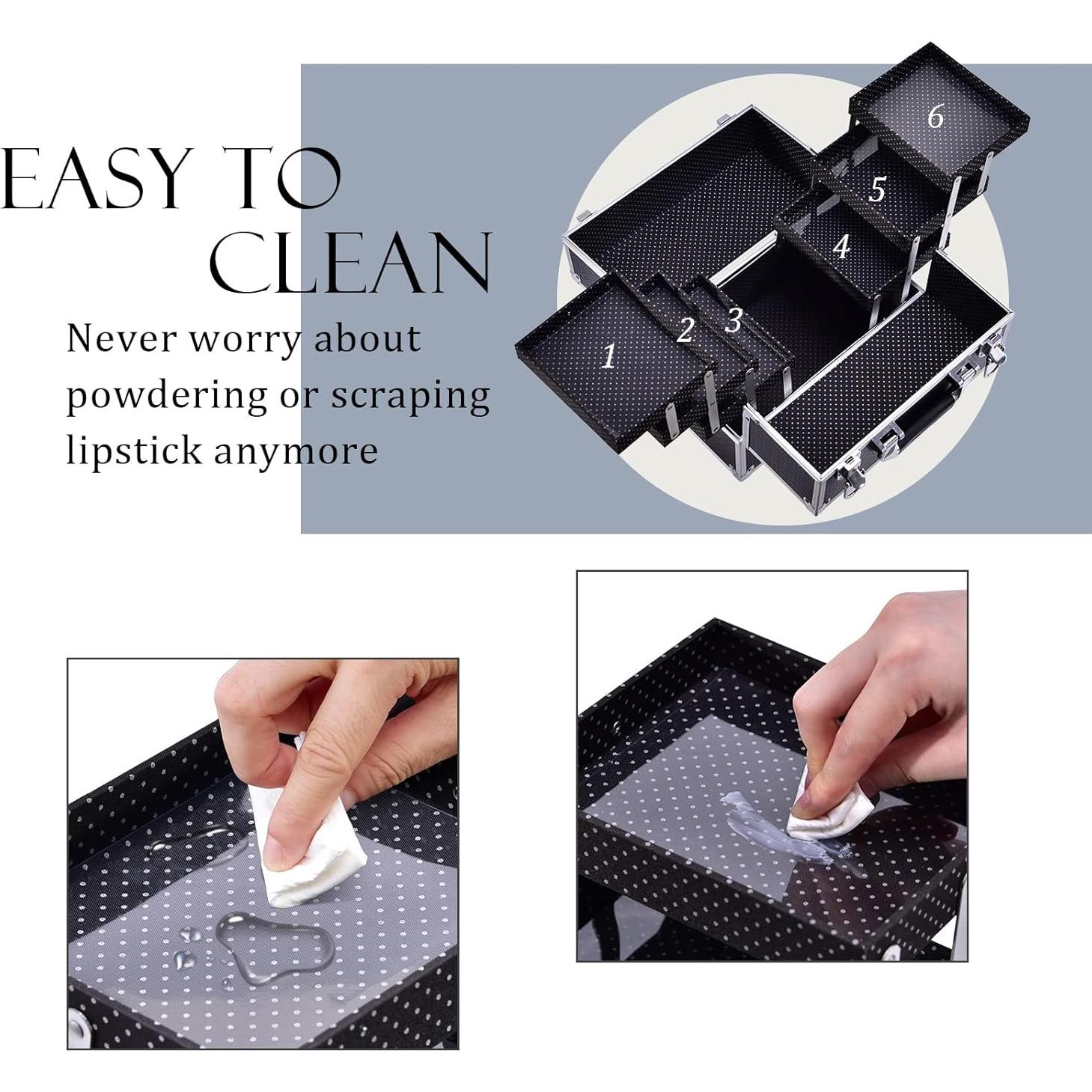 Estuche de Maquillaje Profesional Frenessa 30 cm Negro