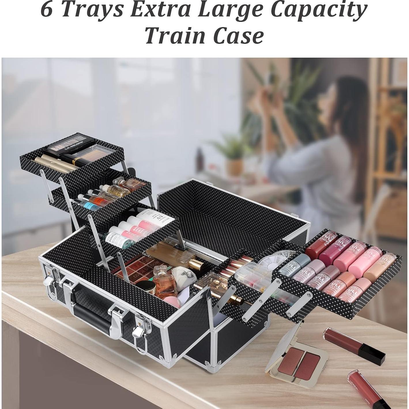 Estuche de Maquillaje Profesional Frenessa 30 cm Negro