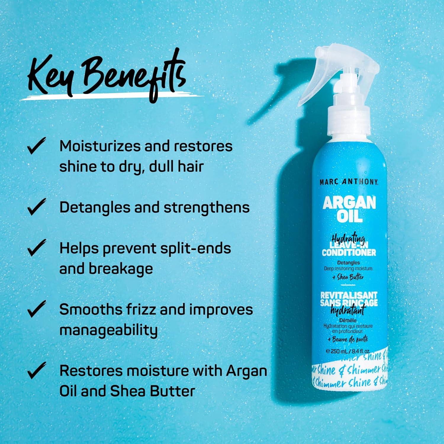 Acondicionador sin enjuague Marc Anthony 248 ml - Aceite de argán