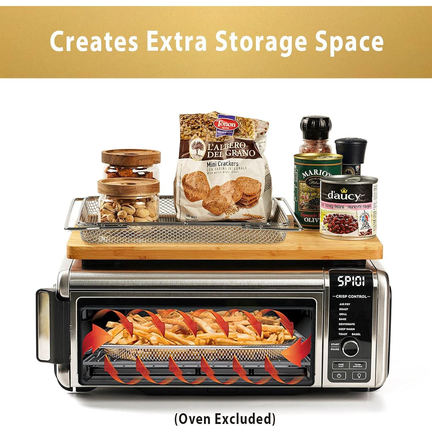 Umilife Cutting board Compatible with Ninja Foodi SP101 SP201 SP301 SP351 DCT401 DCT402 Air Fryer Oven, Accessories for Countertop Convection Toaster Oven, Creates Storage Space, Protects Cabinets