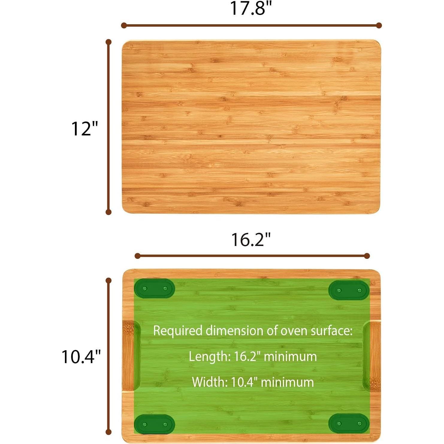 Umilife Cutting board Compatible with Ninja Foodi SP101 SP201 SP301 SP351 DCT401 DCT402 Air Fryer Oven, Accessories for Countertop Convection Toaster Oven, Creates Storage Space, Protects Cabinets