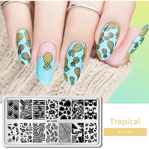 Juego de Placas de Estampado de Uñas Born Pretty - 6 Temas