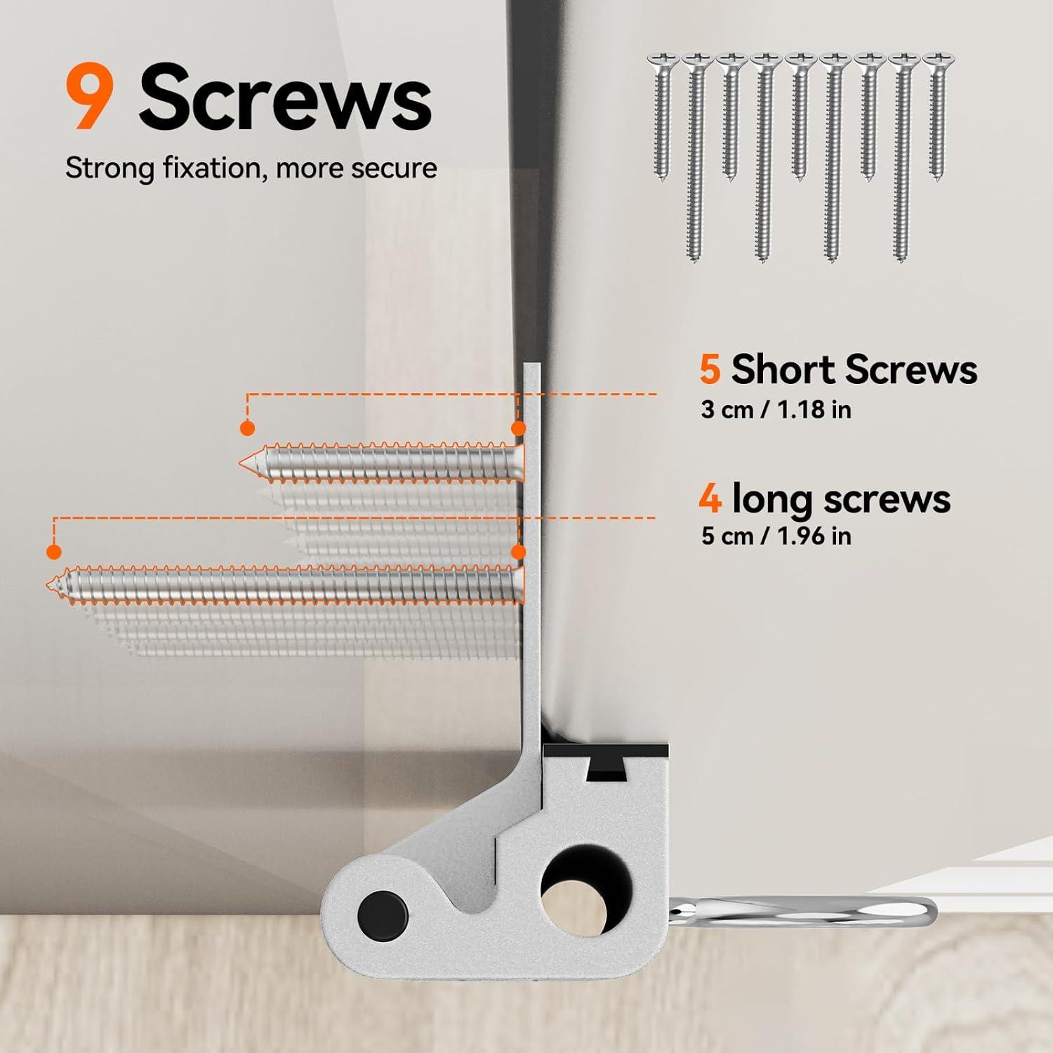 Bloqueo de Seguridad para Puerta Tonitrui DL8 Plata 20.32cm