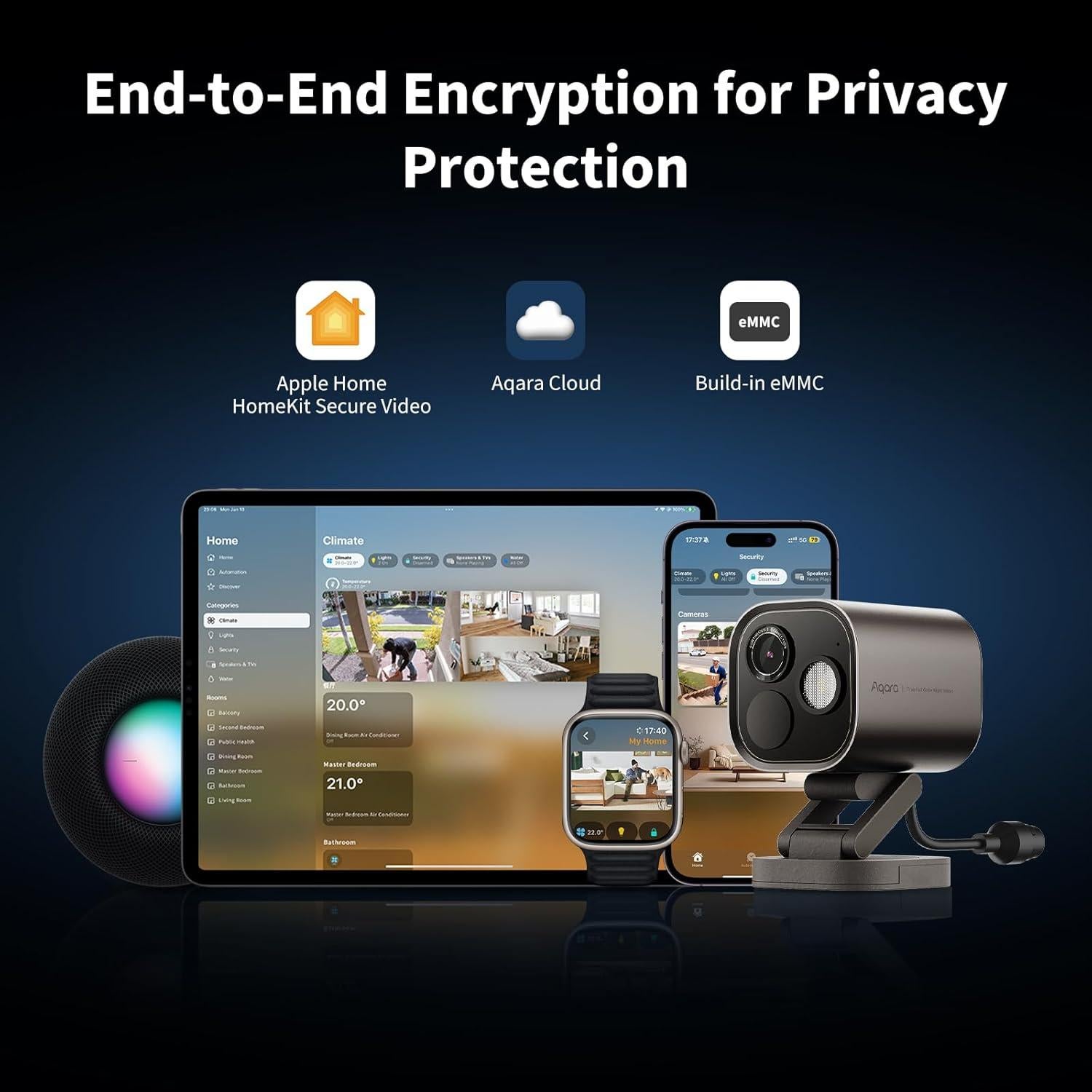 Cámara de Seguridad Aqara Hub G5 Pro 4MP PoE Gris