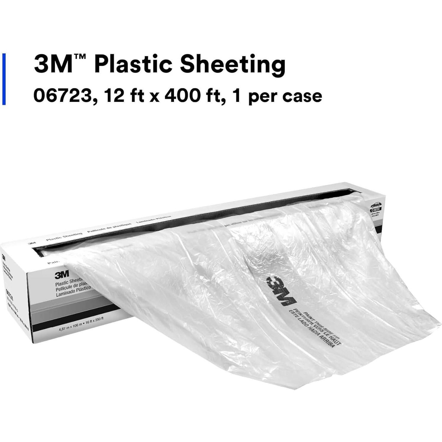Placa Plástica 3M 06723, 3.66 m x 121.92 m, Resistente