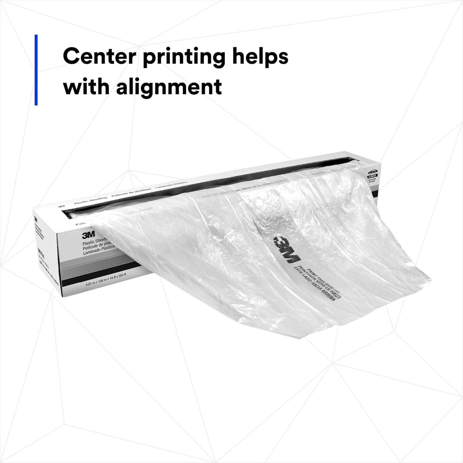 Placa Plástica 3M 06723, 3.66 m x 121.92 m, Resistente