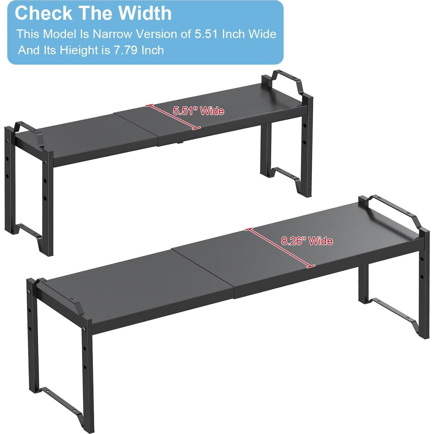 Organizador de Estantes Expandible X-cosrack 14 cm Ancho