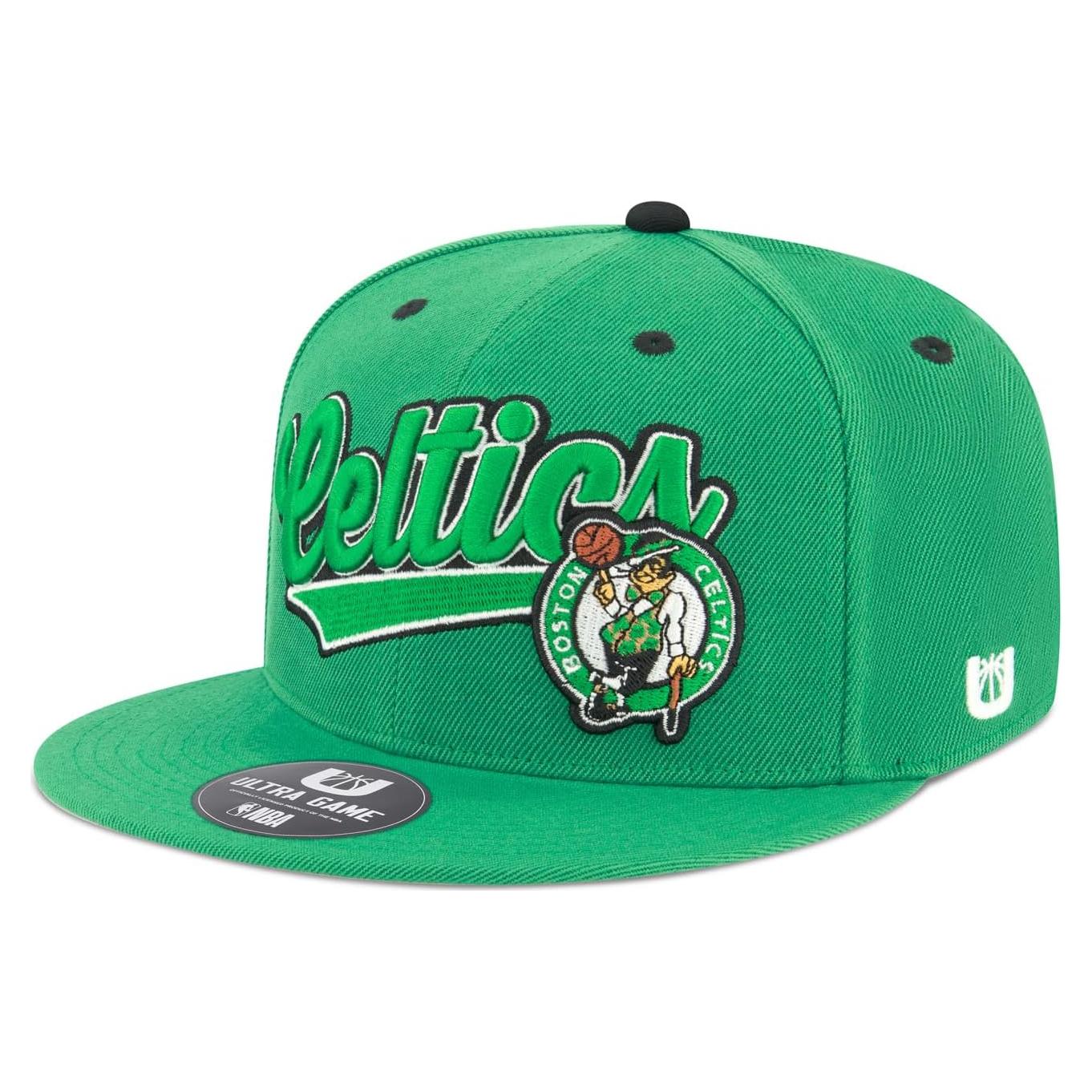 Gorro Snapback Ultra Game Boston Celtics 3D Bordado