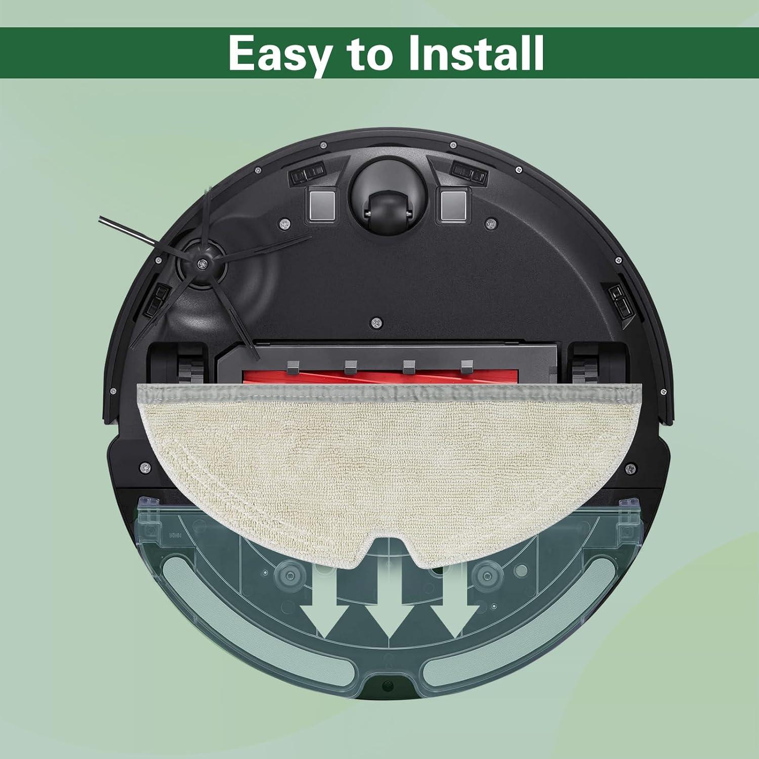 Paños de Microfibra Reutilizables VIEWALL para Roborock E/Q/S Series
