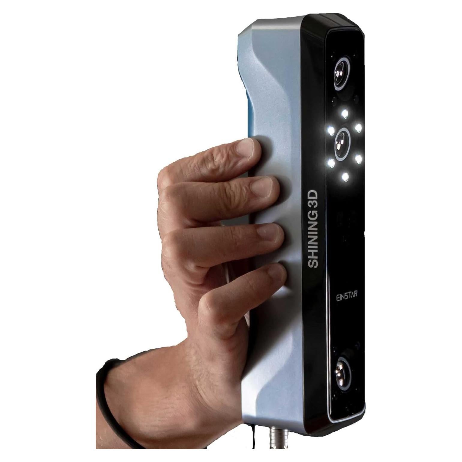 Einstar 3D Scanner Handheld-3D Scanner Pro, High Quality 3D Scanner for 3D Printing, Realistic 3D Scan, Design & Digital Archiving-Infrared VCSEL Light Scanner with RGB Color Camera 0.1 mm Resolution