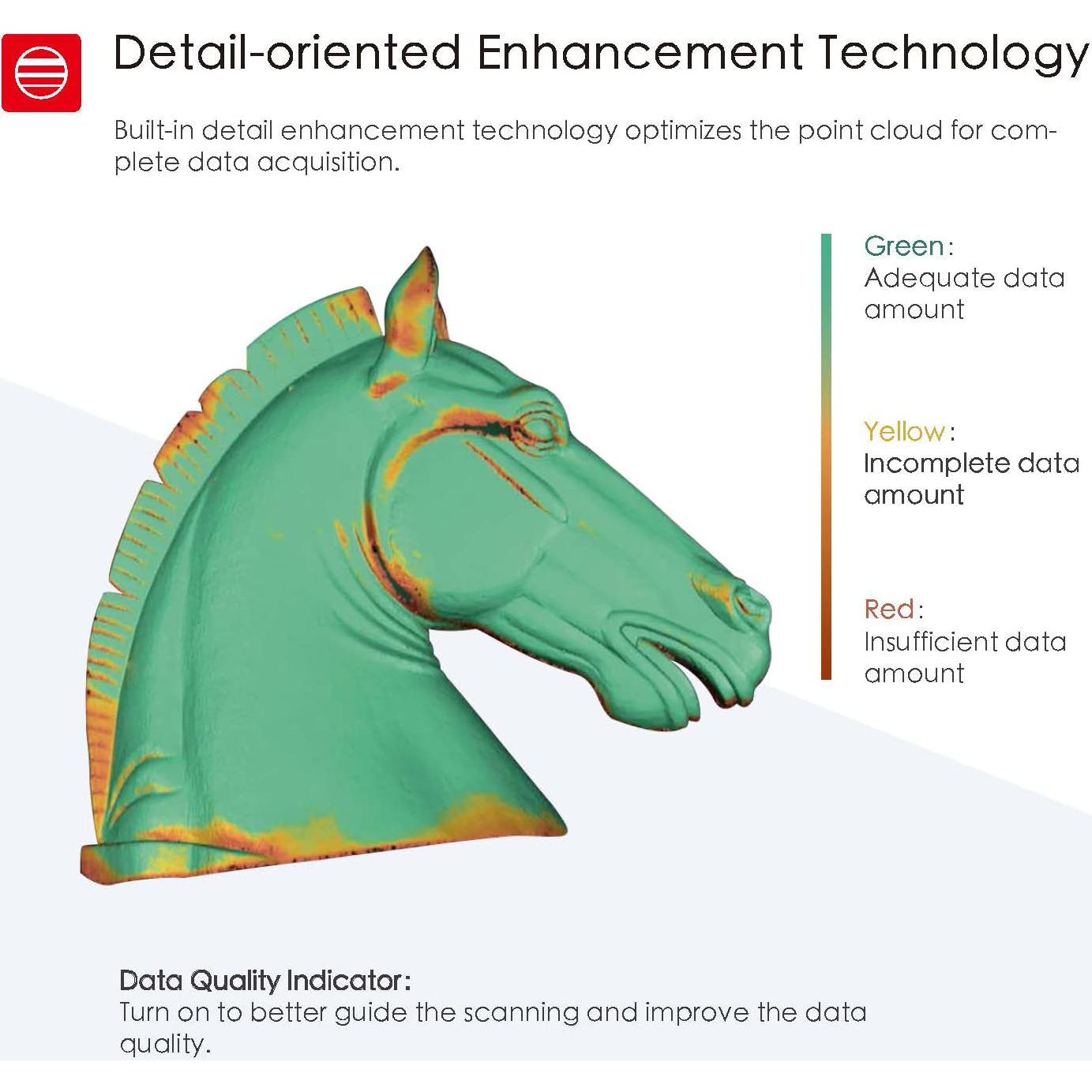 Einstar 3D Scanner Handheld-3D Scanner Pro, High Quality 3D Scanner for 3D Printing, Realistic 3D Scan, Design & Digital Archiving-Infrared VCSEL Light Scanner with RGB Color Camera 0.1 mm Resolution