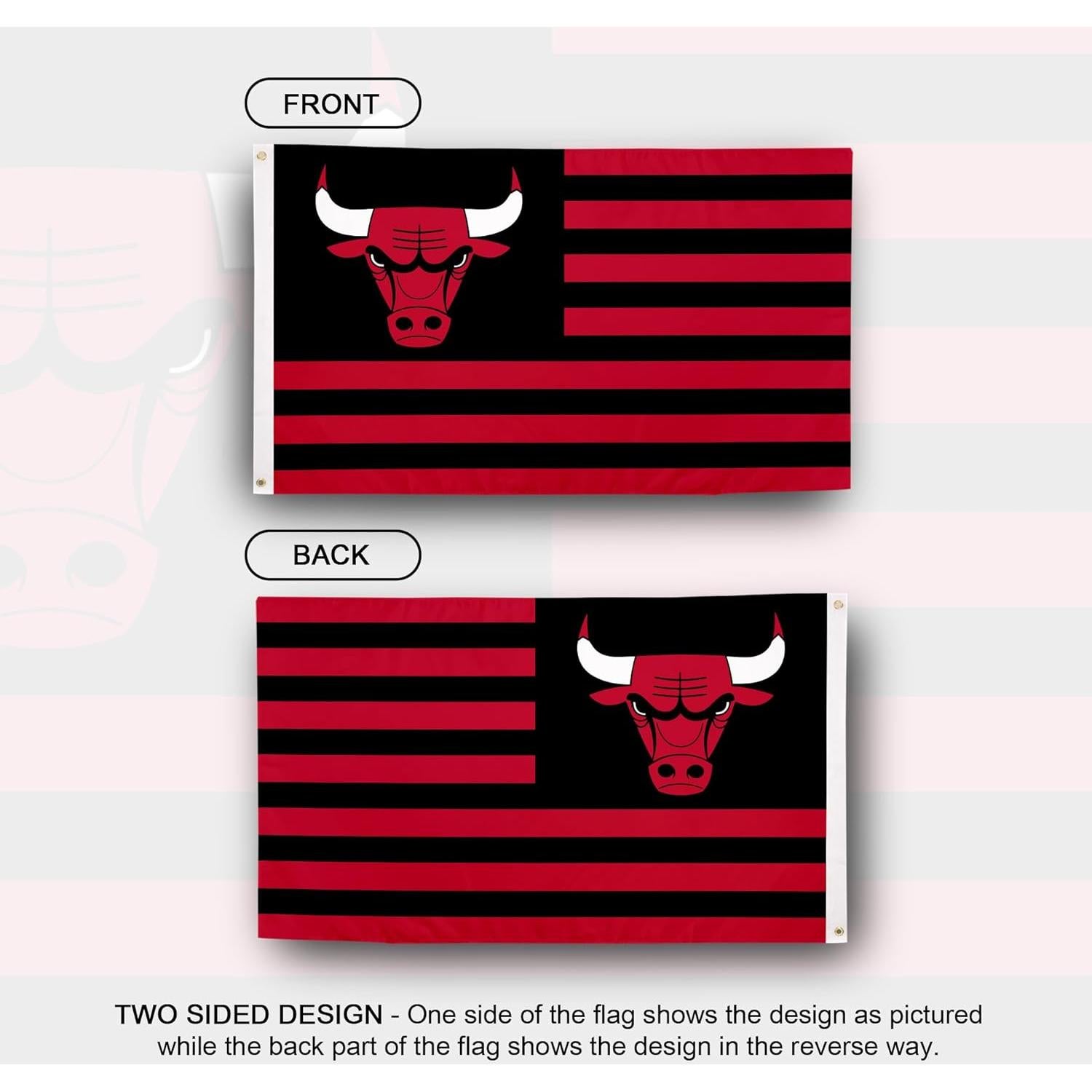 Bandera Chicago Bulls Desert Cactus 91x152 cm Poliester