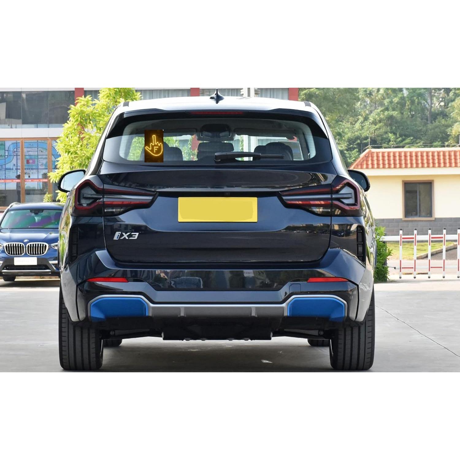 Luz LED de Dedo FiHoii para Coche - Accesorio Divertido Negro