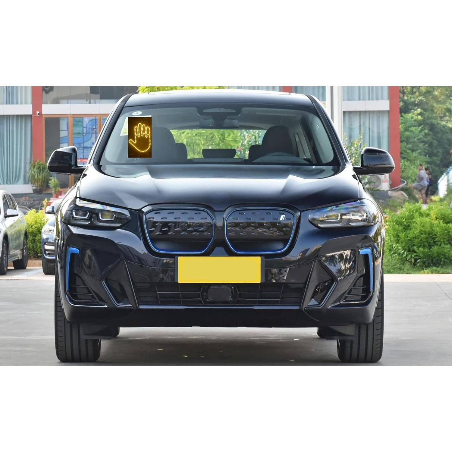 Luz LED de Dedo FiHoii para Coche - Accesorio Divertido Negro