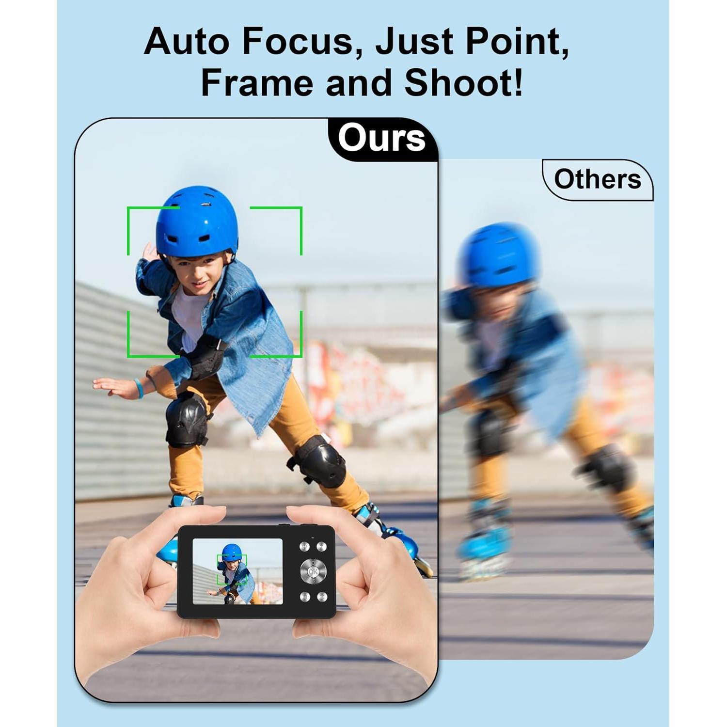 Cámara Digital VITALUXE DCP100 4K 13MP Compacta para Niños