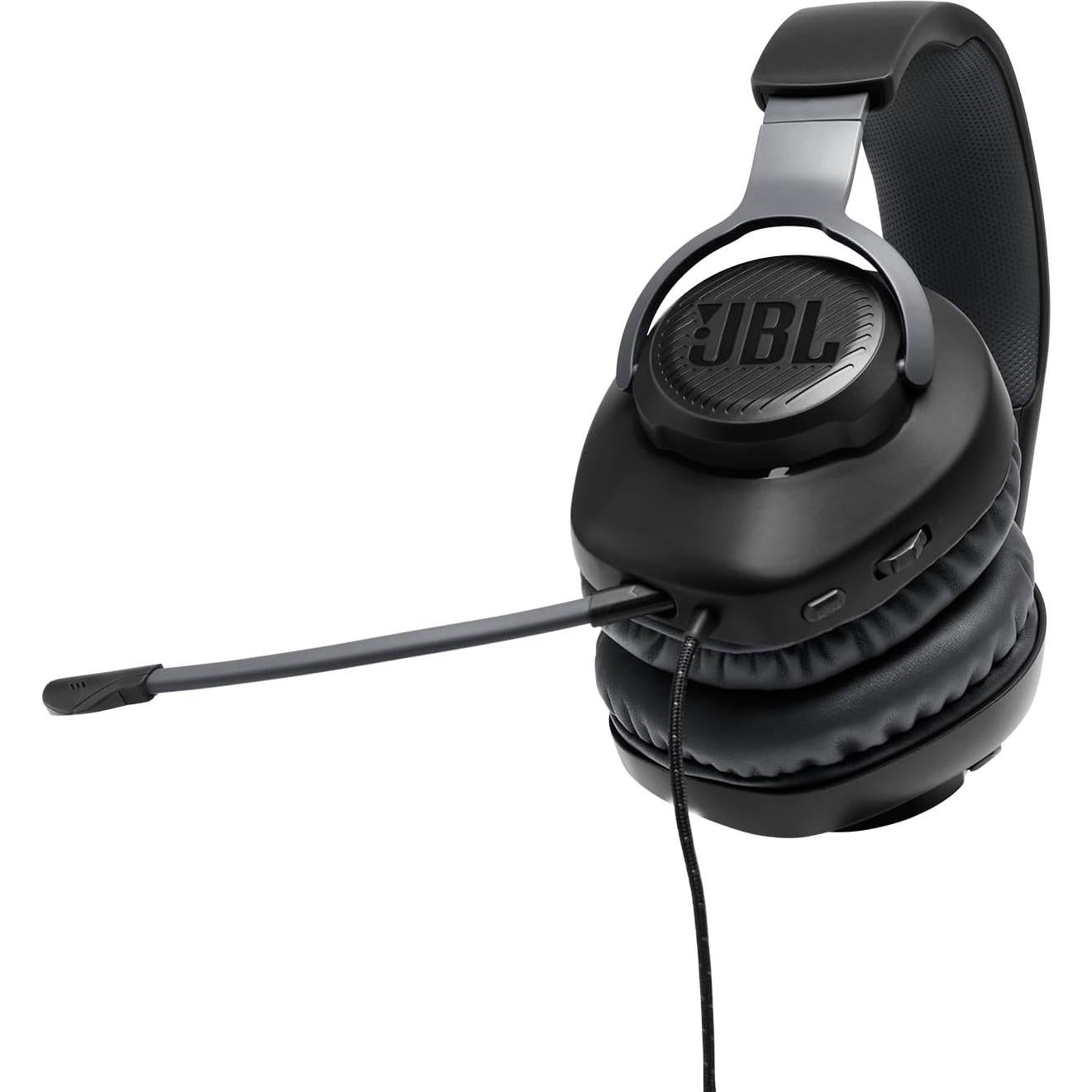 Auriculares de Juego JBL Quantum 100 Over-Ear con Cable Negro