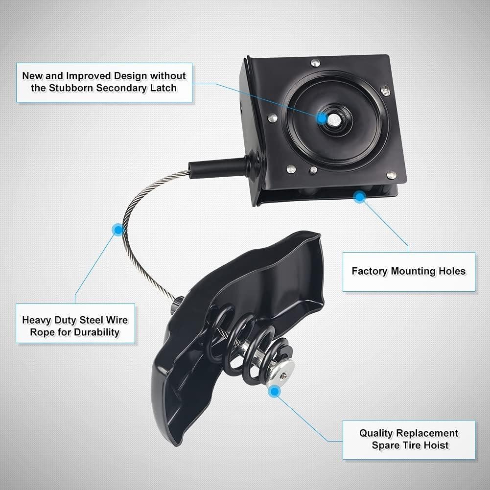 Elevador de Llanta de Repuesto WMPHE para Dodge Ram 1500-3500