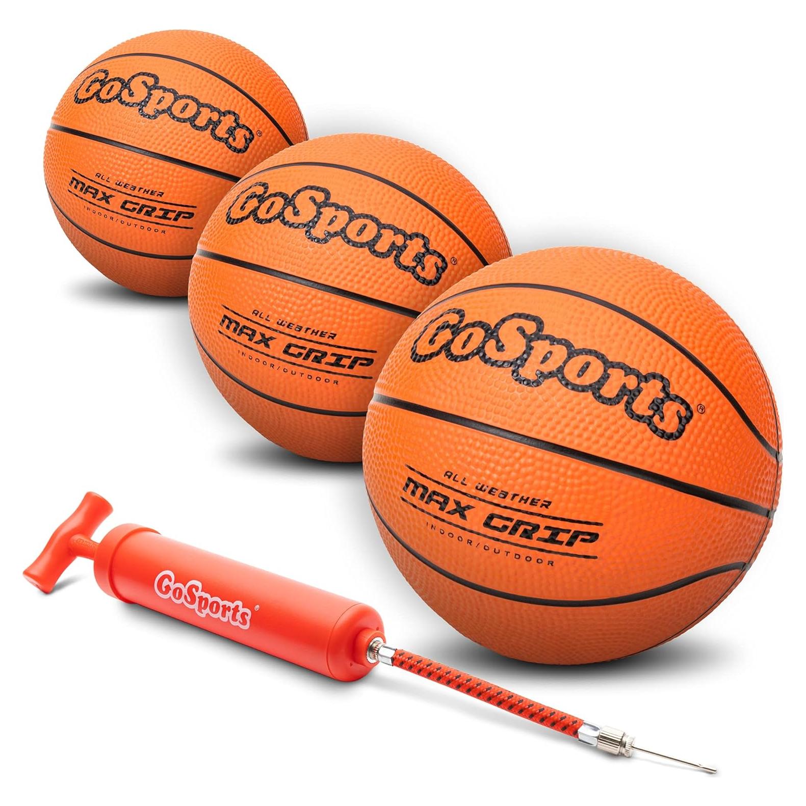 Balones de Baloncesto Mini GoSports 17.78 cm Paquete de 3