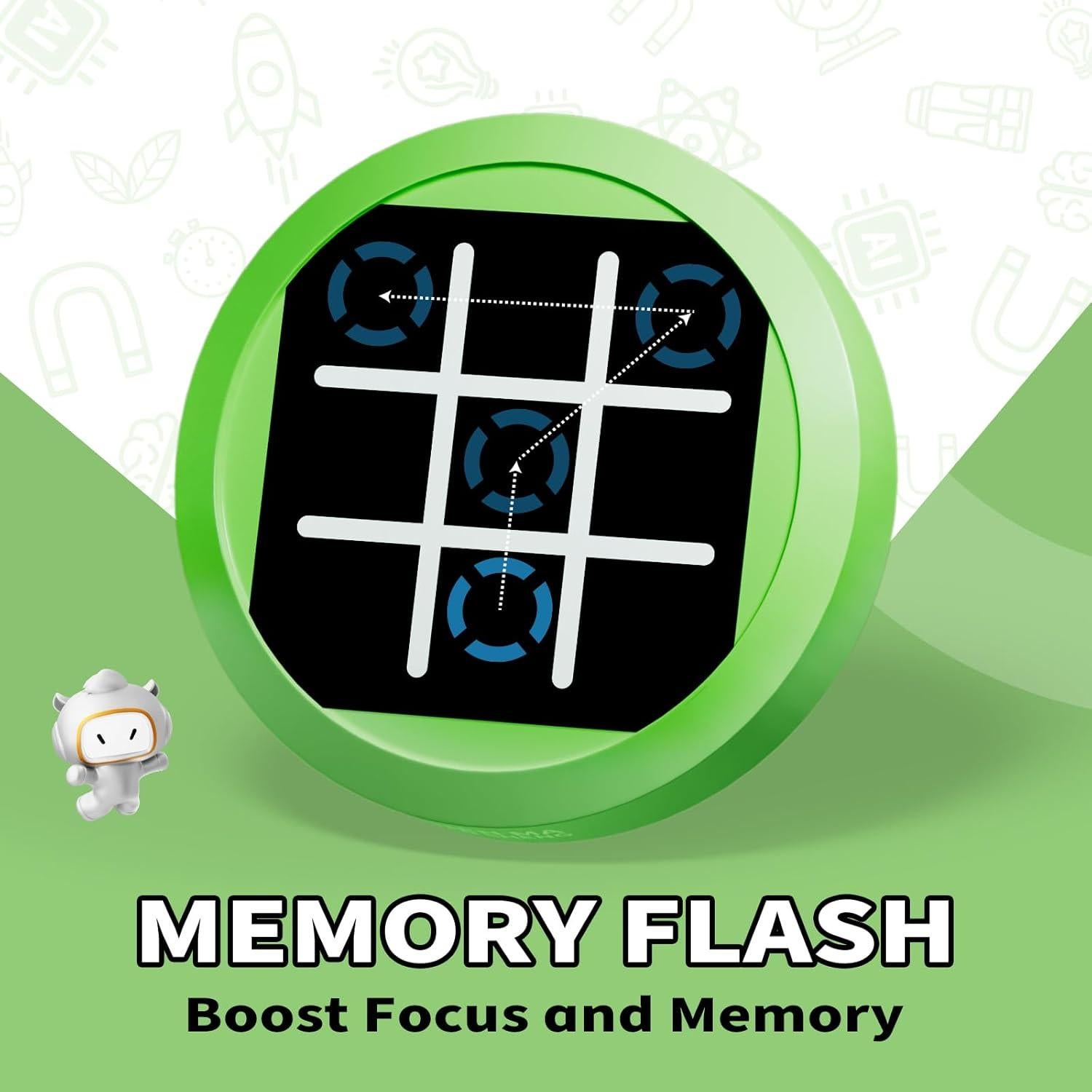 Juego Electrónico 4 en 1 ShenMaster - Tic Tac Toe, Memory y Whack-a-Mole