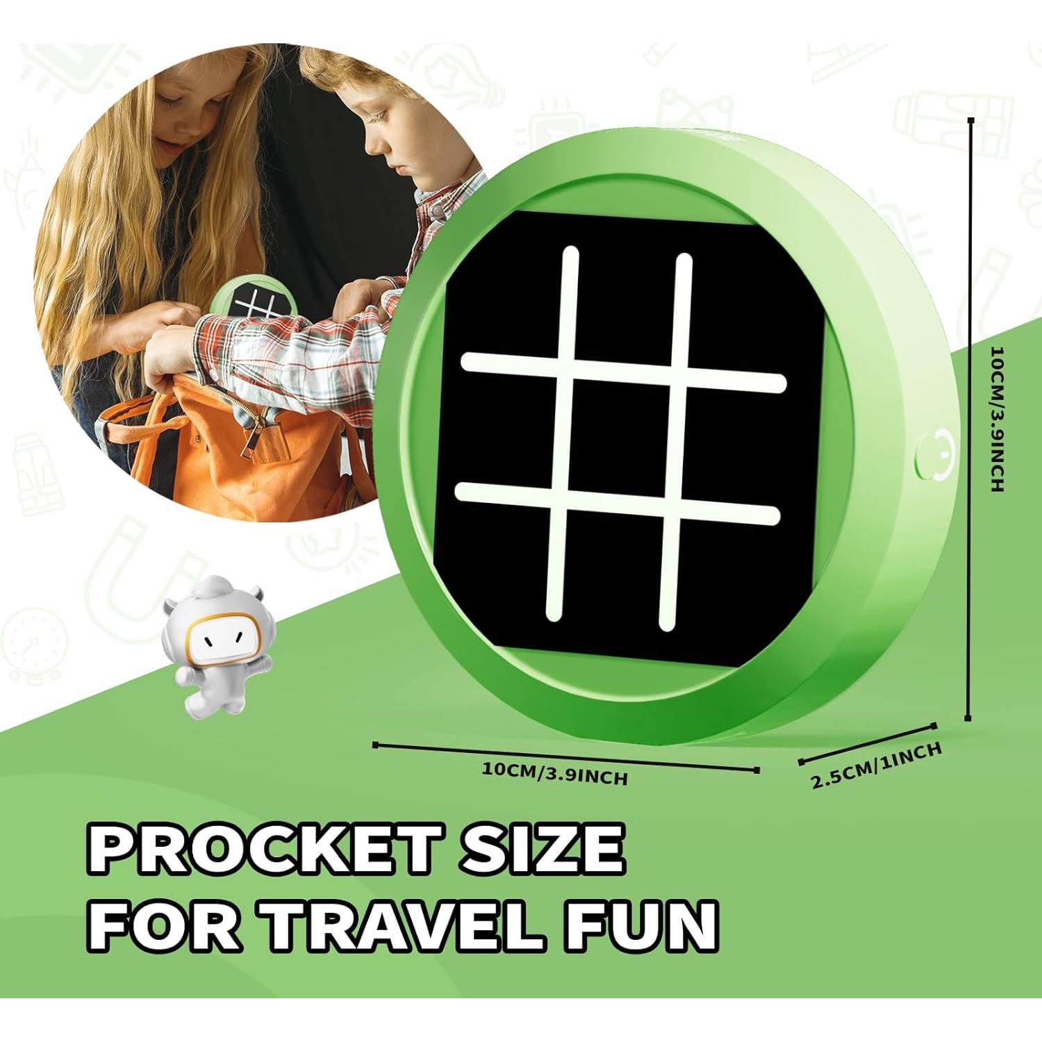 Juego Electrónico 4 en 1 ShenMaster - Tic Tac Toe, Memory y Whack-a-Mole