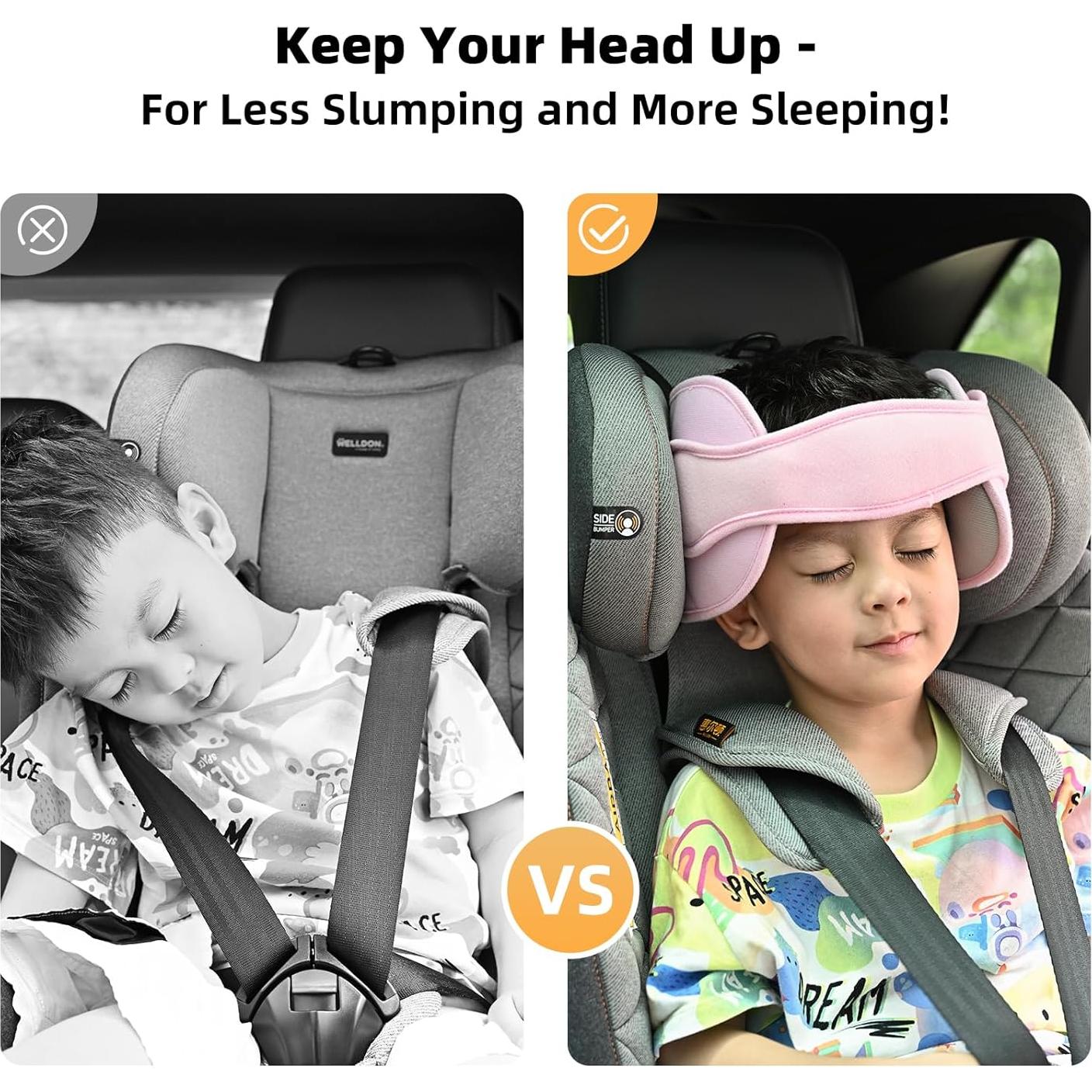 Soporte de Cabeza Ajustable LETTON para Asiento de Auto Niños