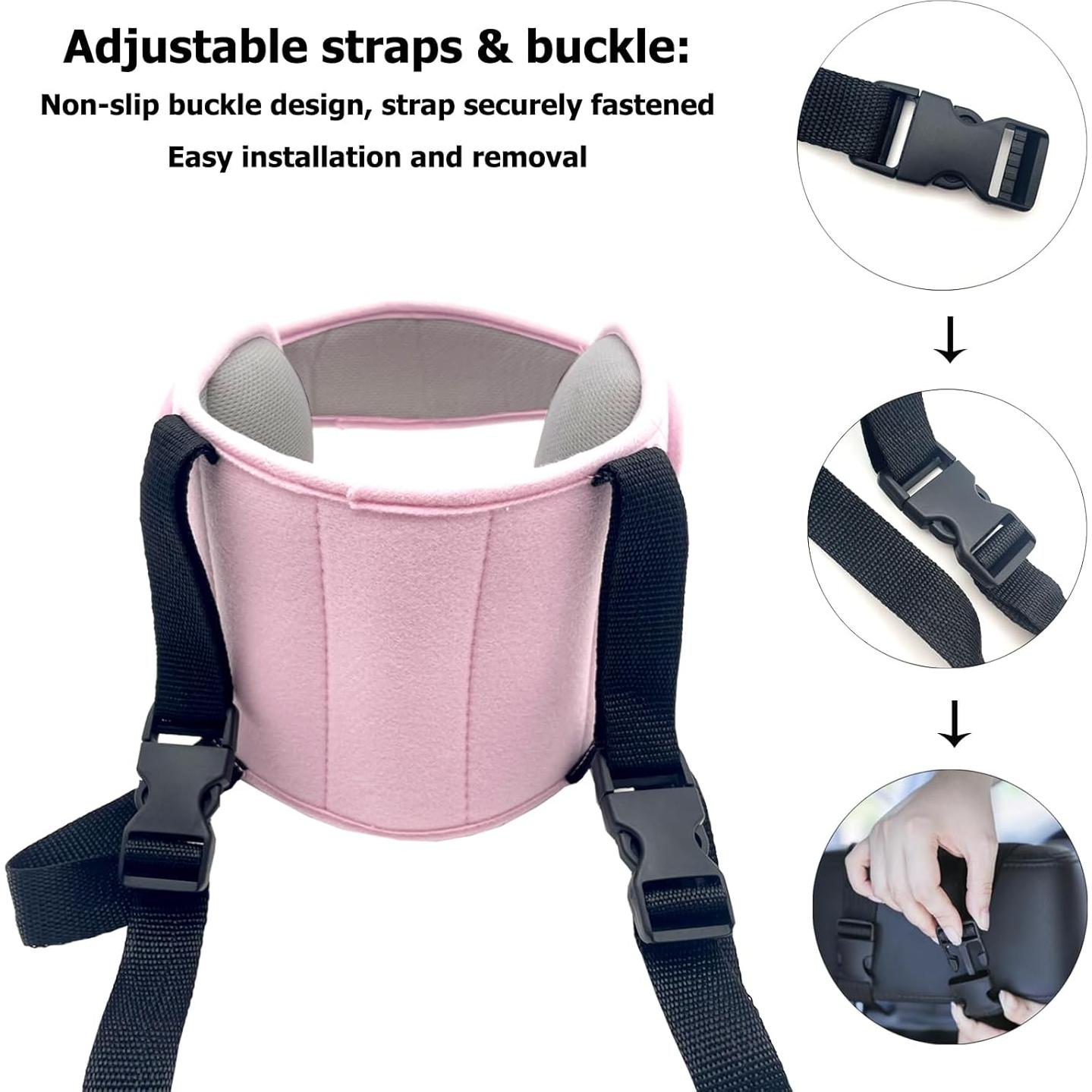 Soporte de Cabeza Ajustable LETTON para Asiento de Auto Niños