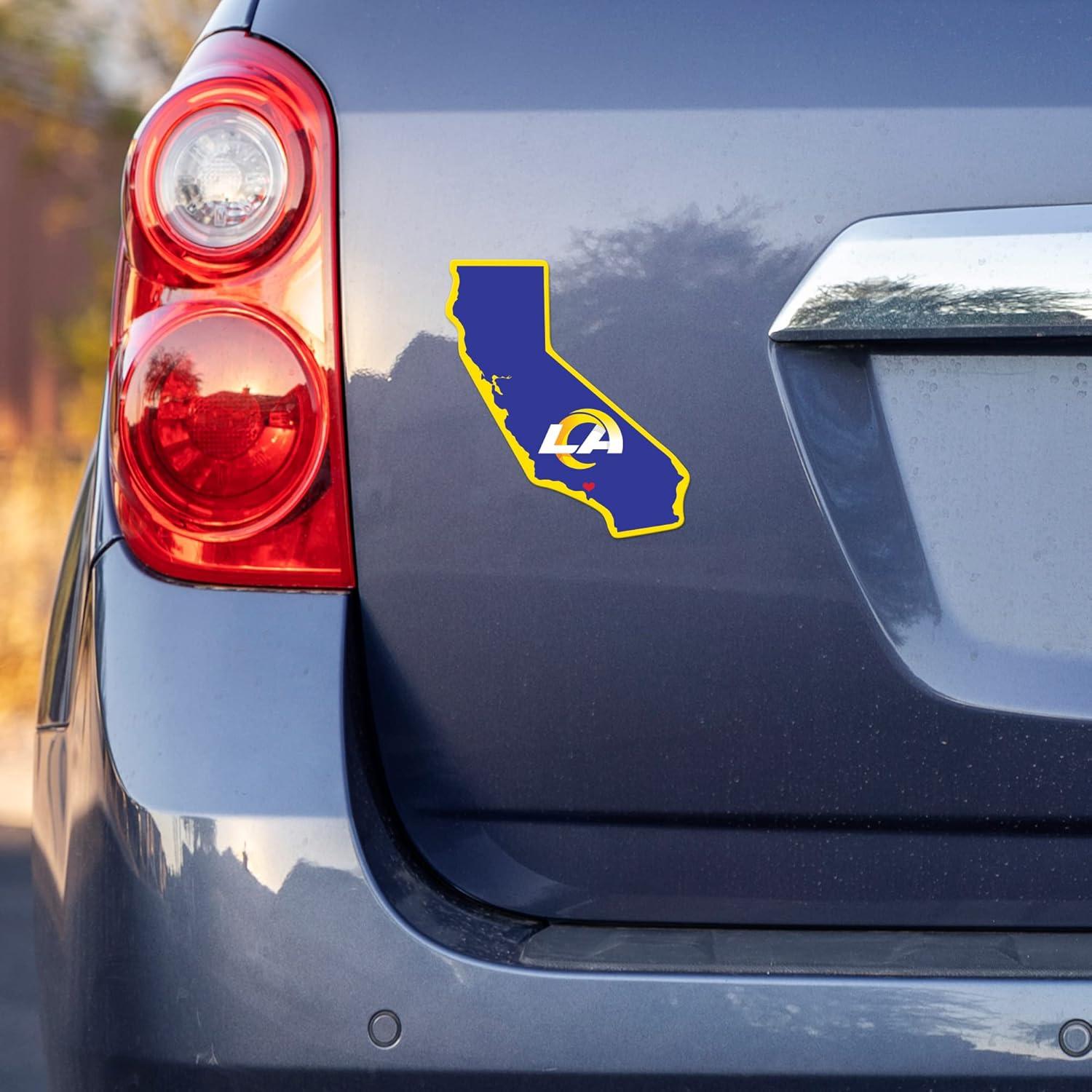 Calcomanía Los Angeles Lakers Rico Industries 12.7x17.8cm