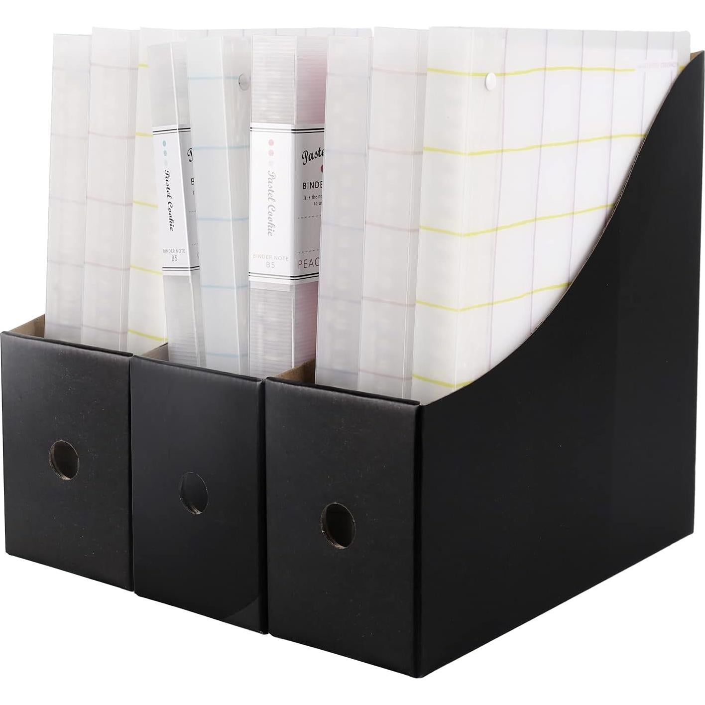 Soporte de Revistas Limitliho Negro 2 Paquete 26.9x25.9x8.9 cm