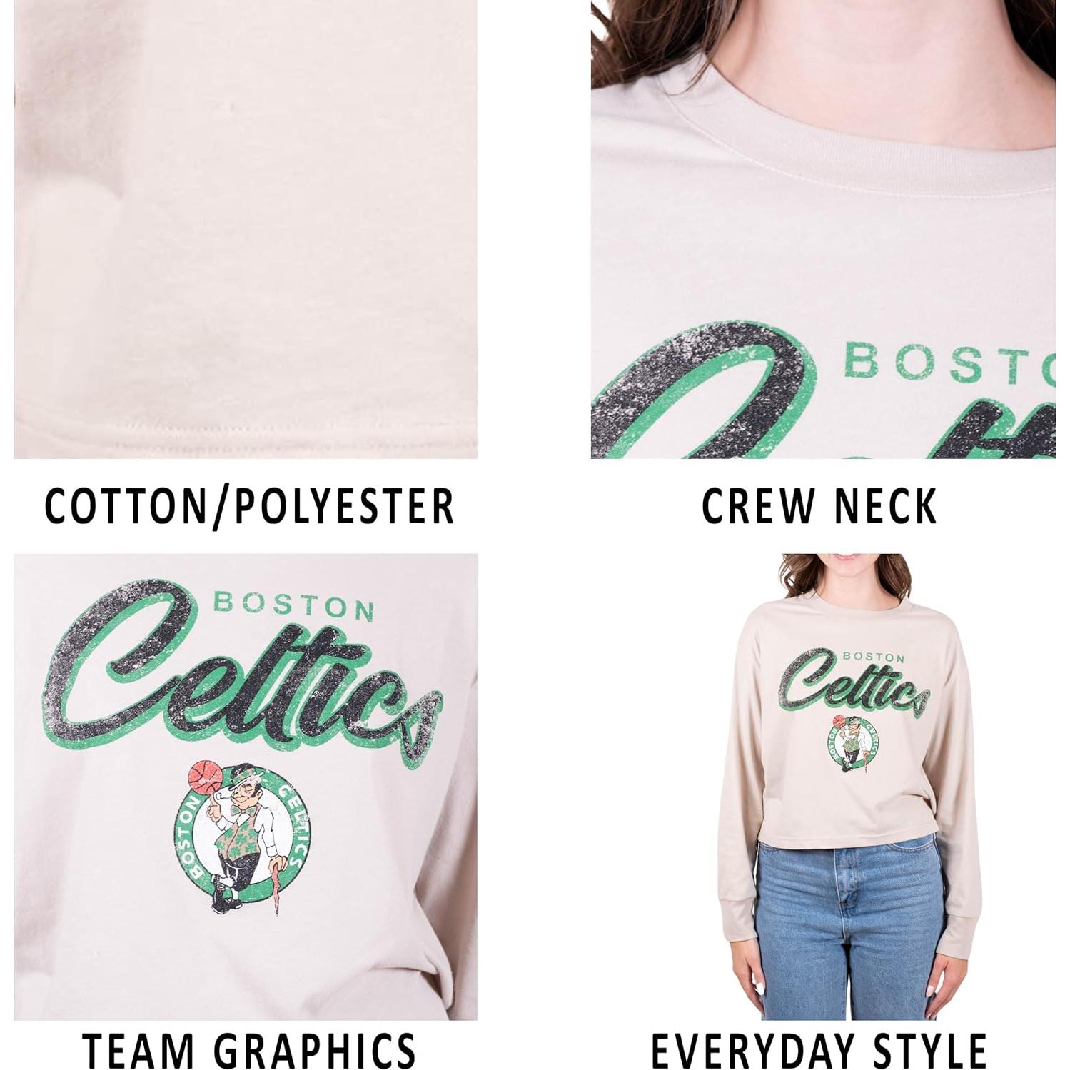 Camiseta Ultra Game NBA Mujeres Boston Celtics Negra